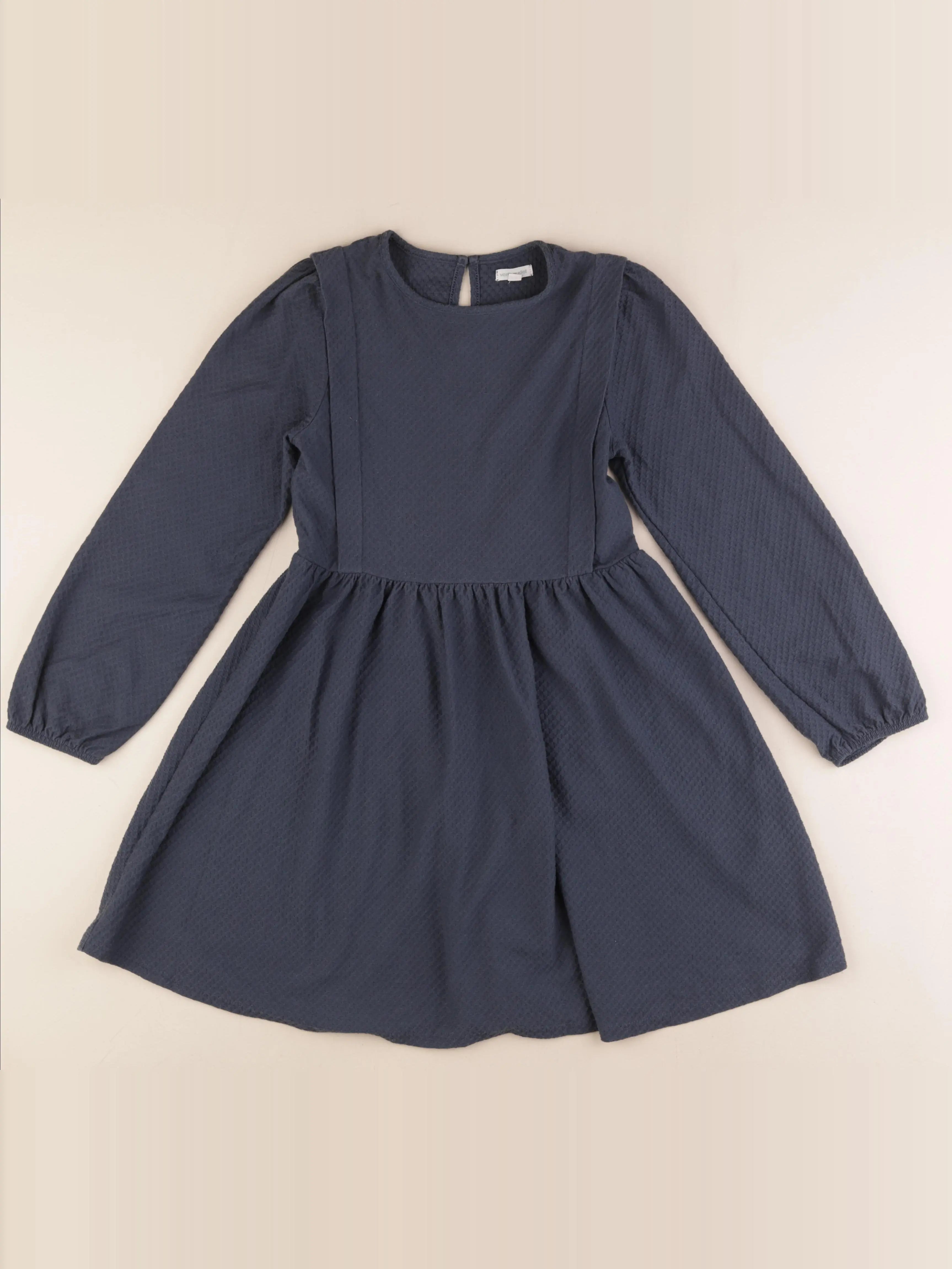 Vertbaudet - robe gris - 10 ans