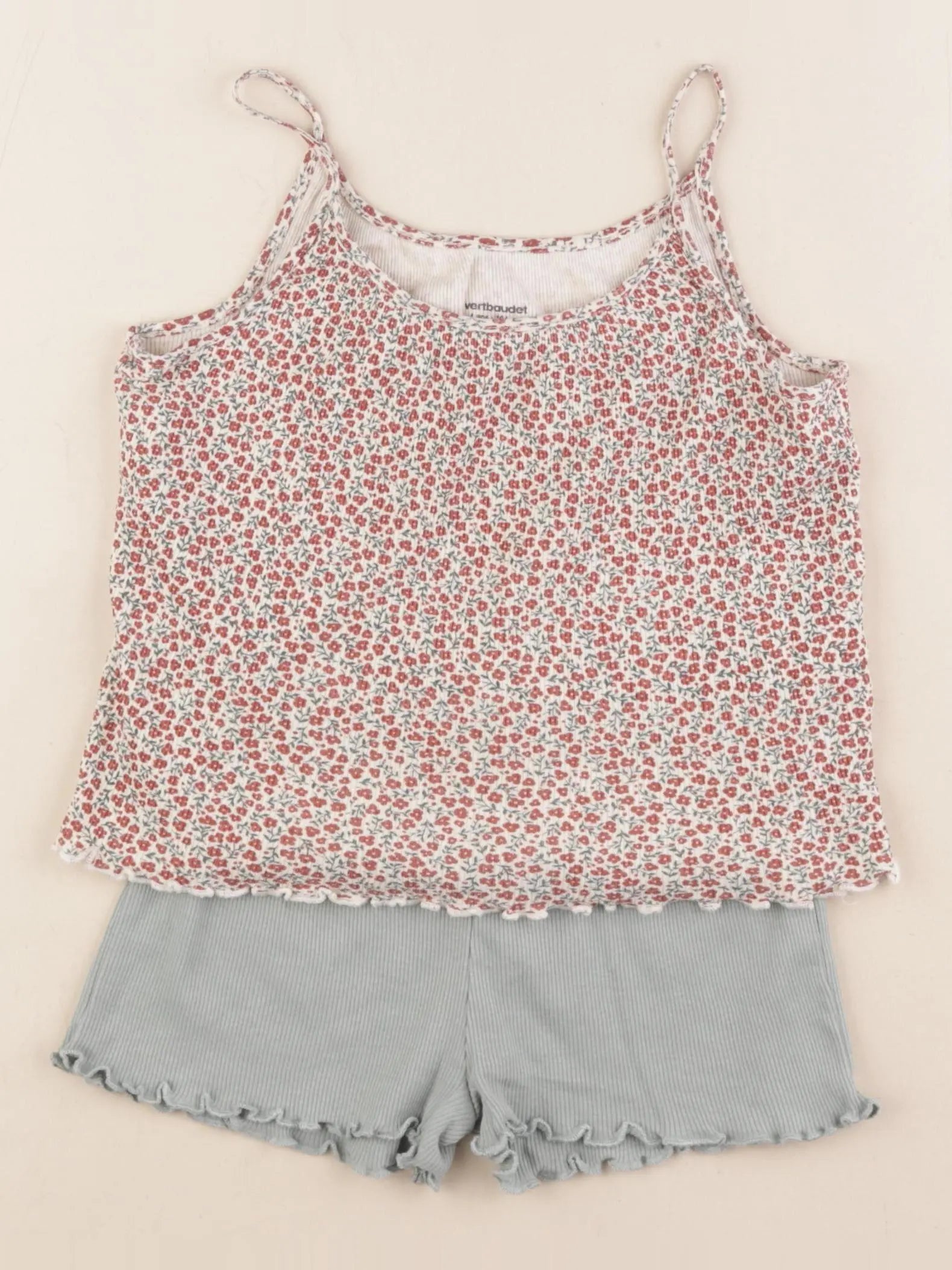 Vertbaudet - pyjama coton vert, multicolore - 4 ans