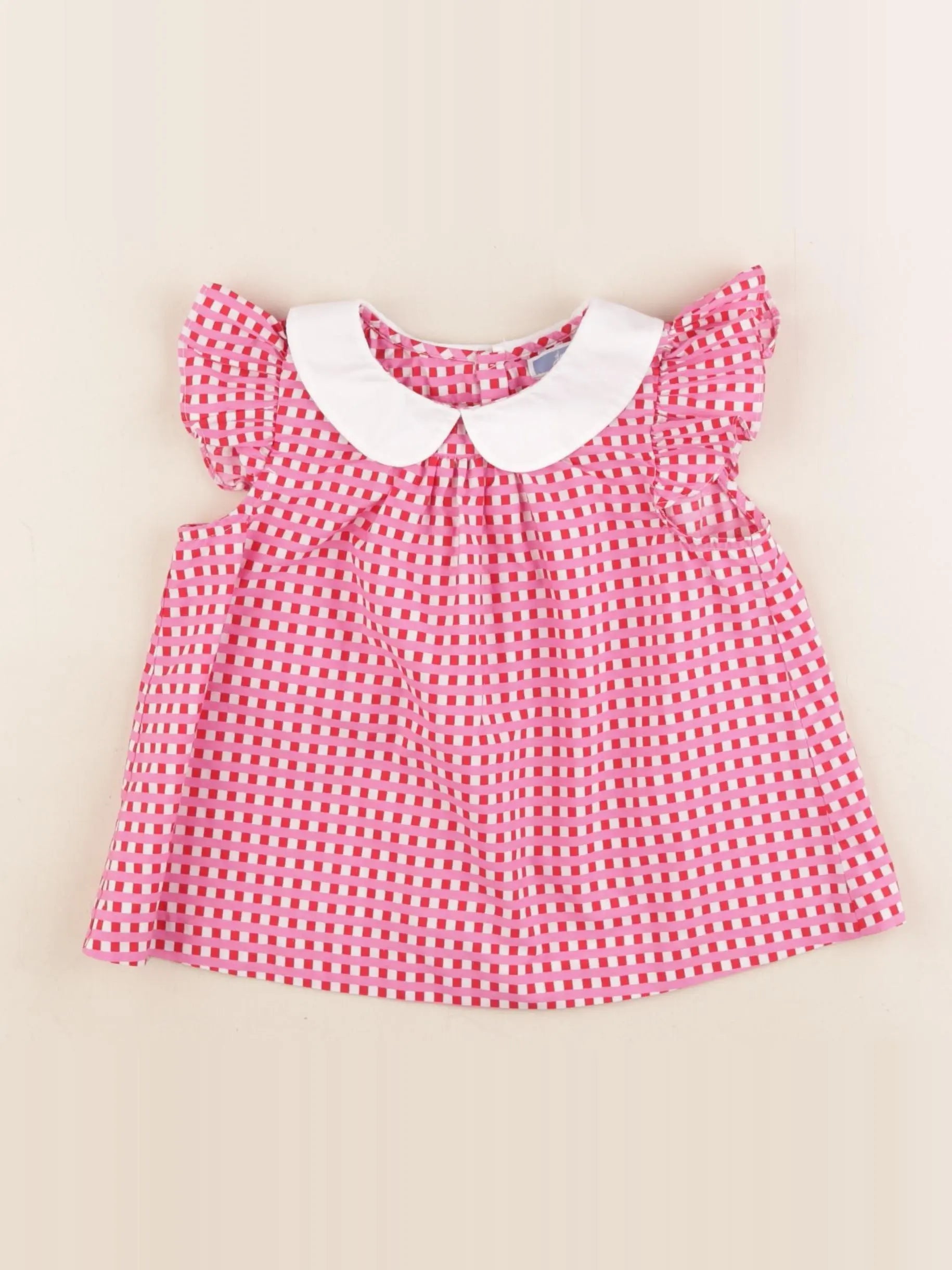 Jacadi - blouse rose, rouge - 24 mois