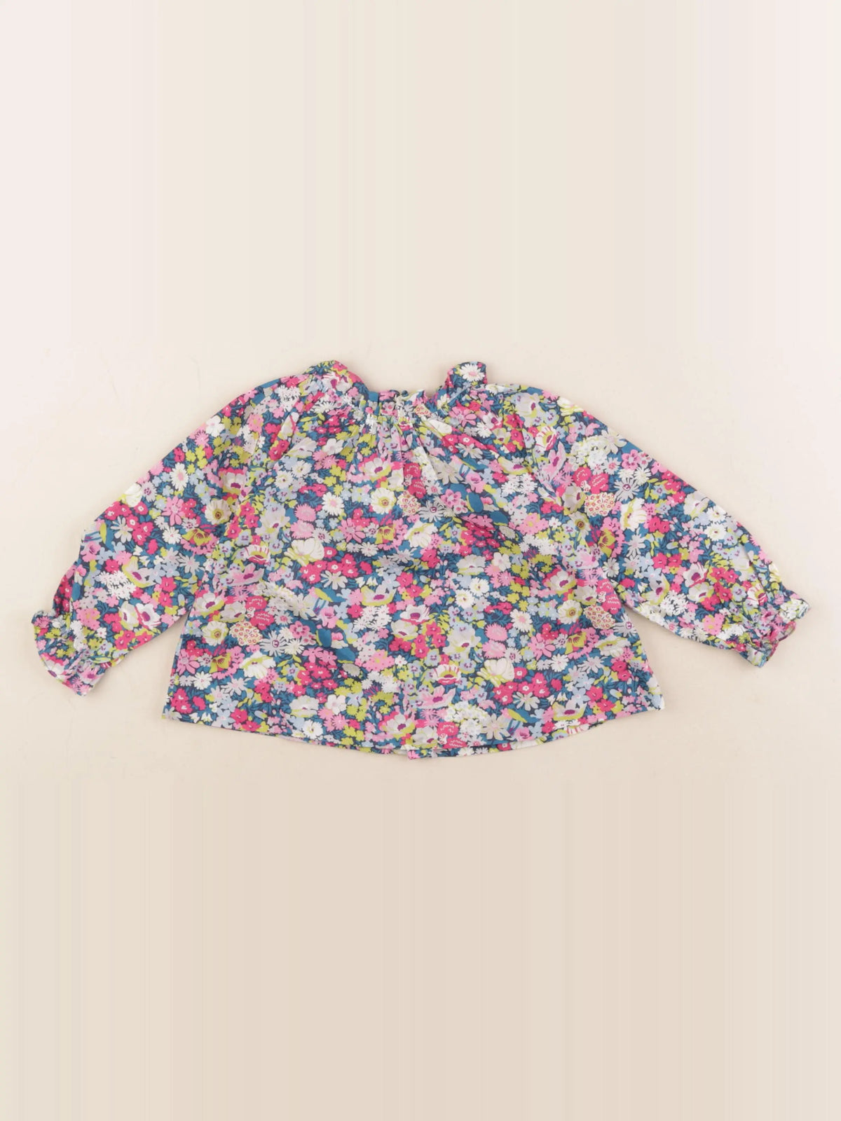 Jacadi - blouse liberty multicolore - 18 mois