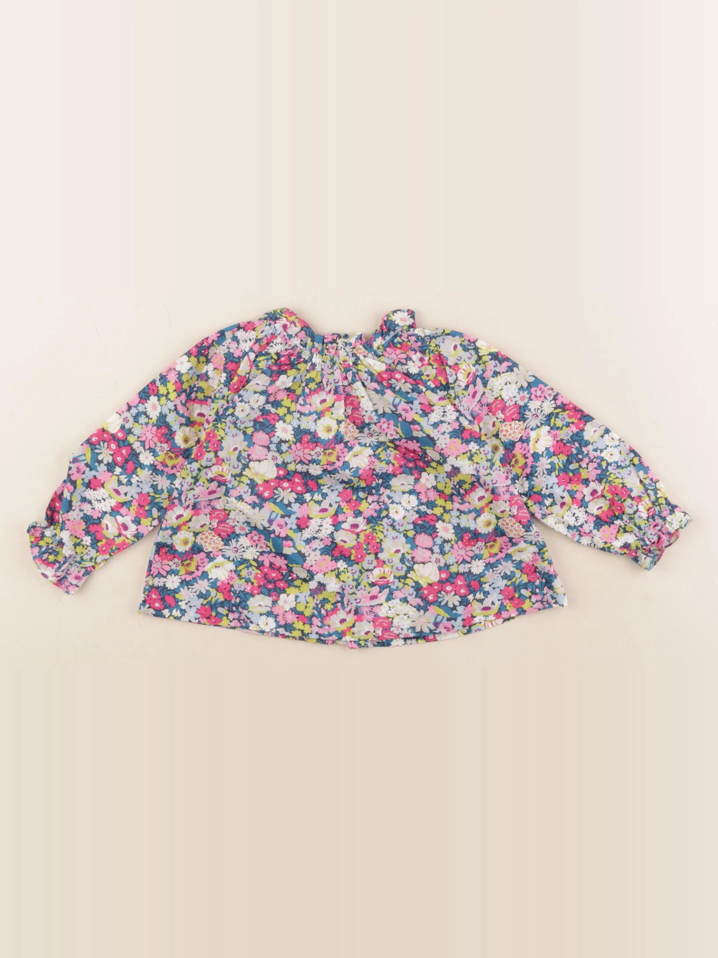 Jacadi - blouse liberty multicolore - 18 mois
