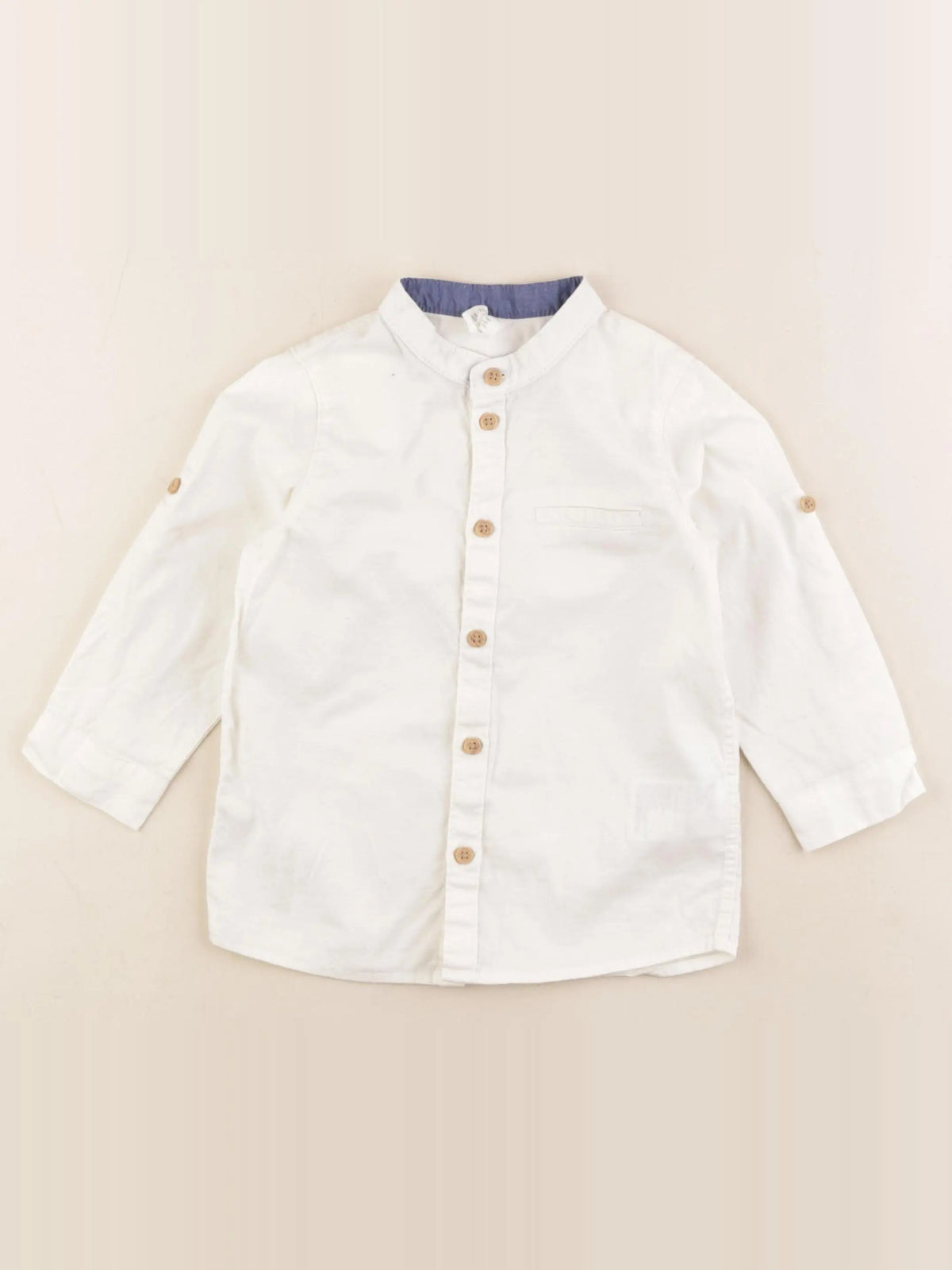 H&M - chemise blanc - 12/18 mois