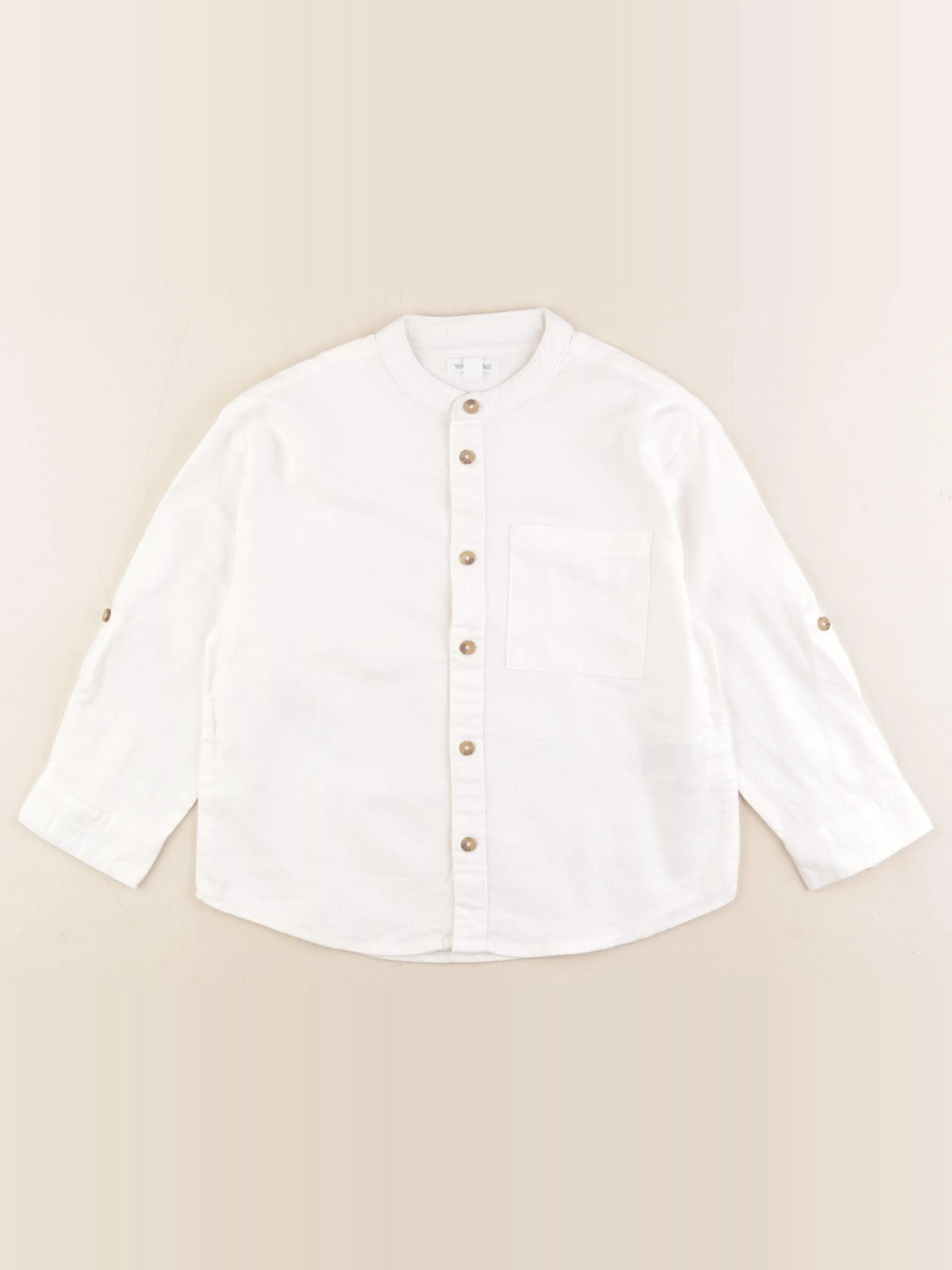 Vertbaudet - chemise blanc - 6 ans