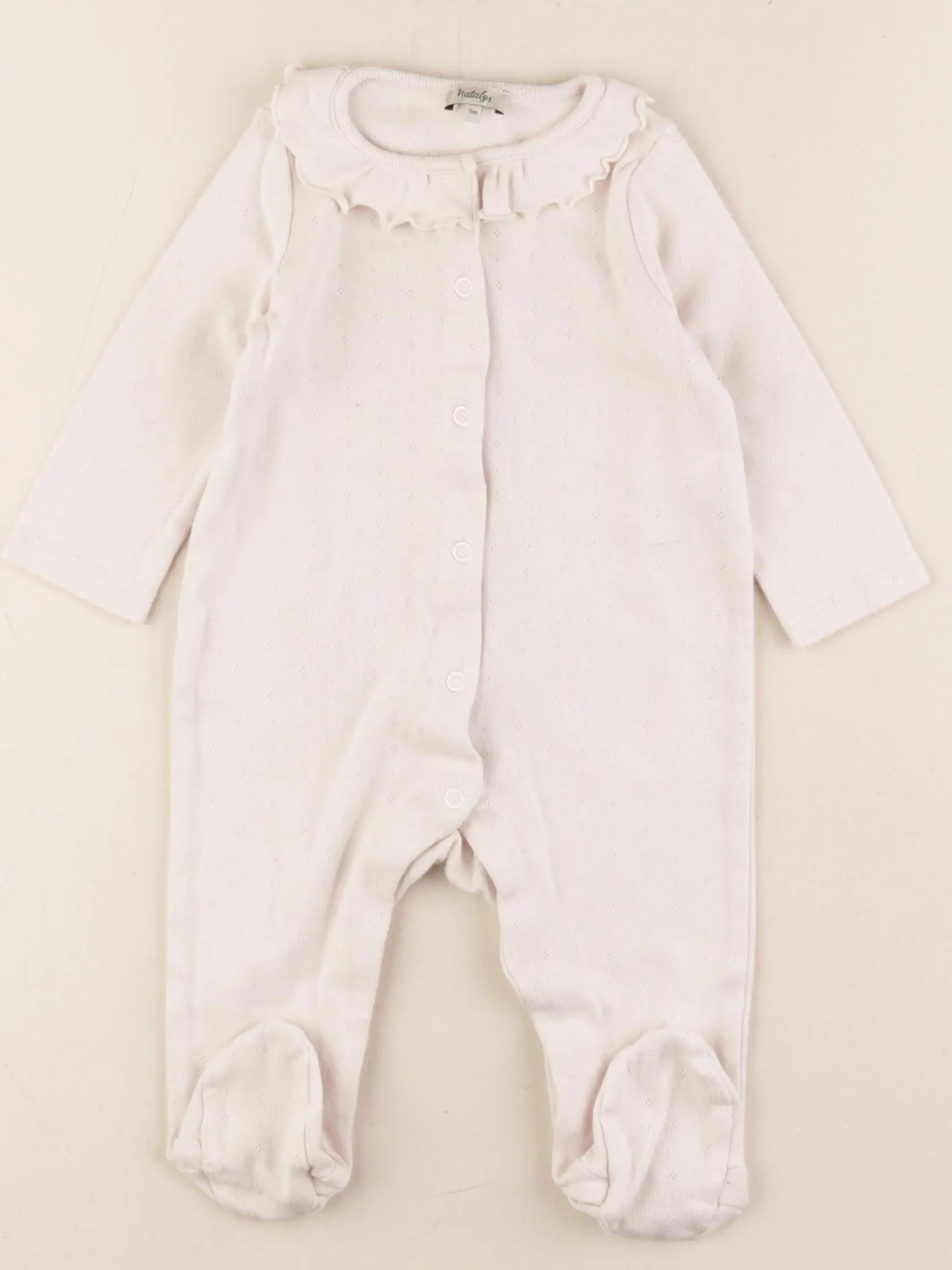 Natalys - pyjama coton rose - 9 mois