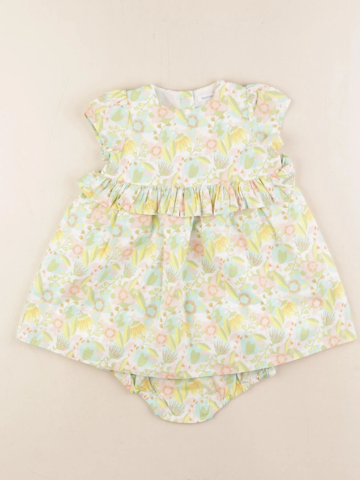 Boutchou - robe multicolore - 9 mois