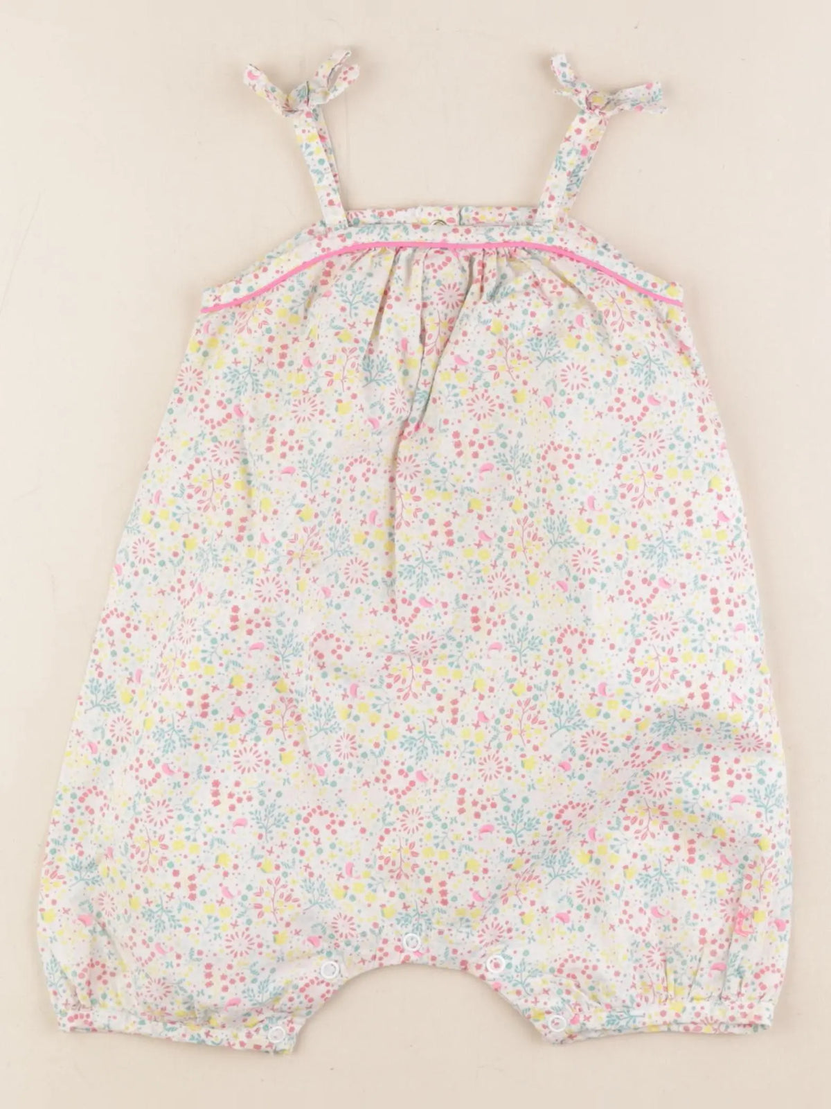 Petit Bateau - combinaison multicolore - 12 mois