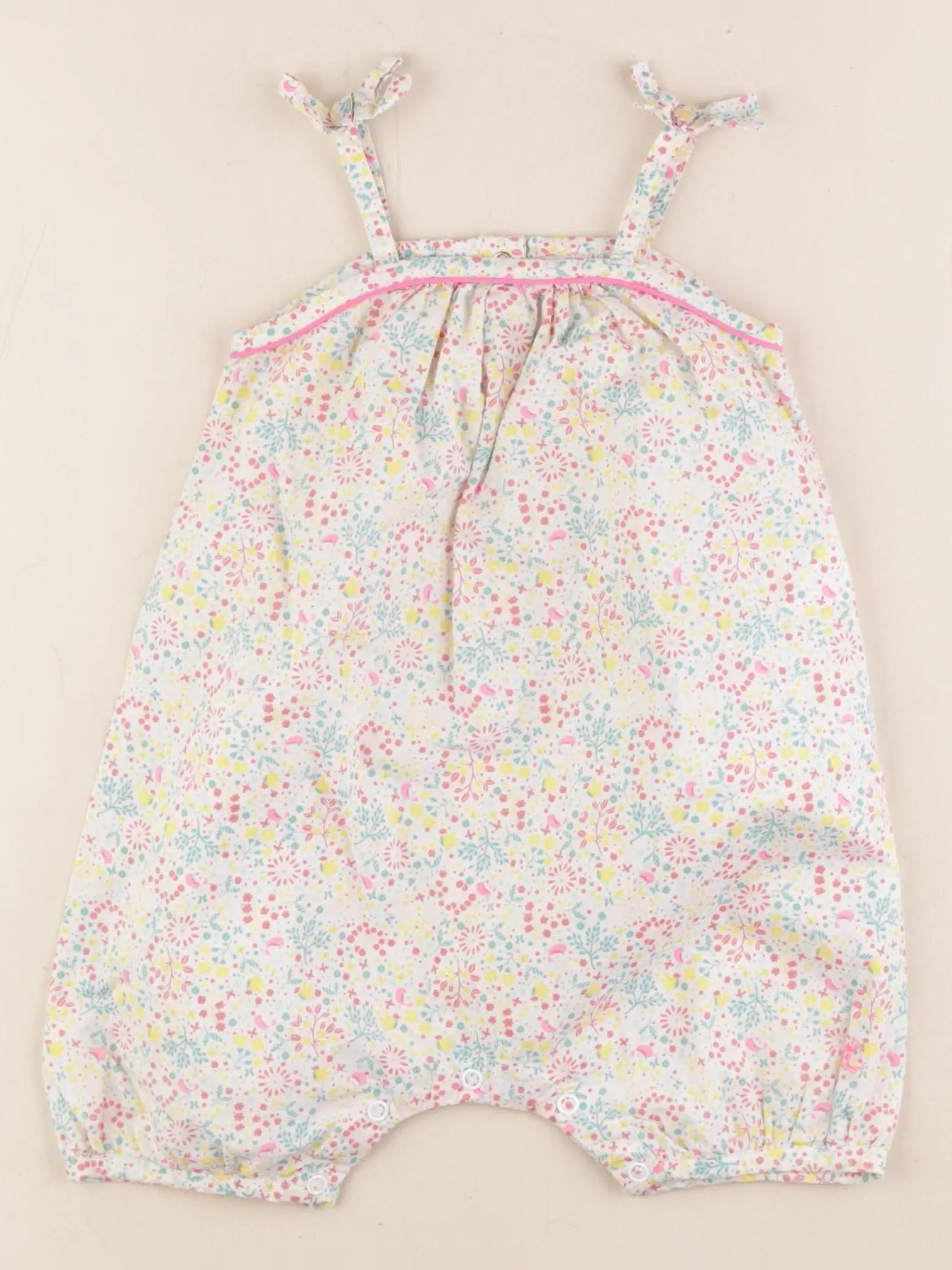 Petit Bateau - combinaison multicolore - 12 mois