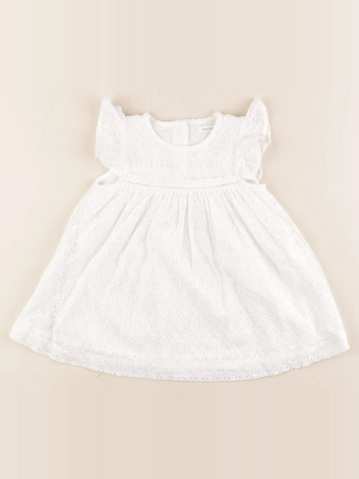 Boutchou - robe blanc - 6 mois