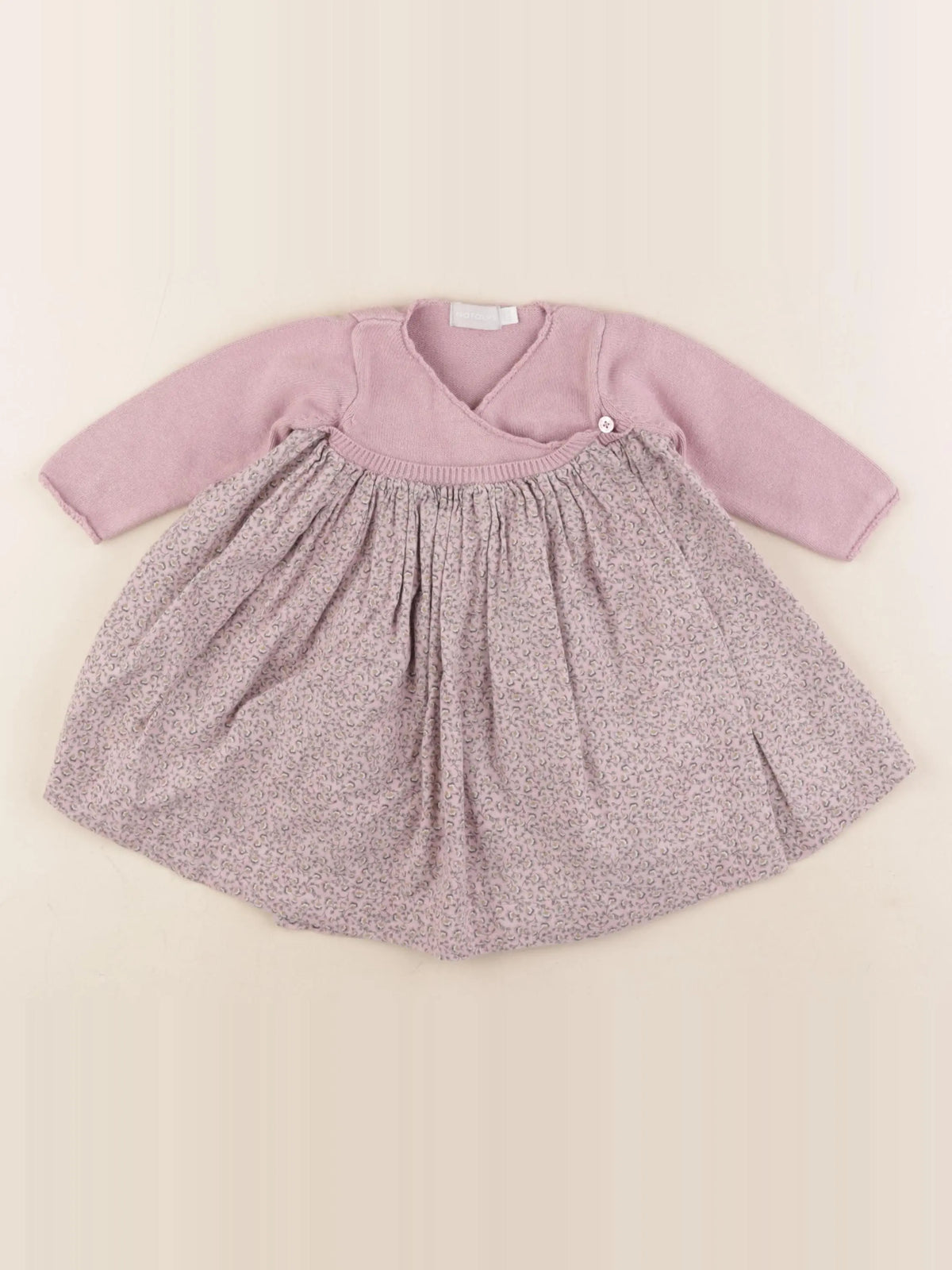 Natalys - robe violet - 3 mois
