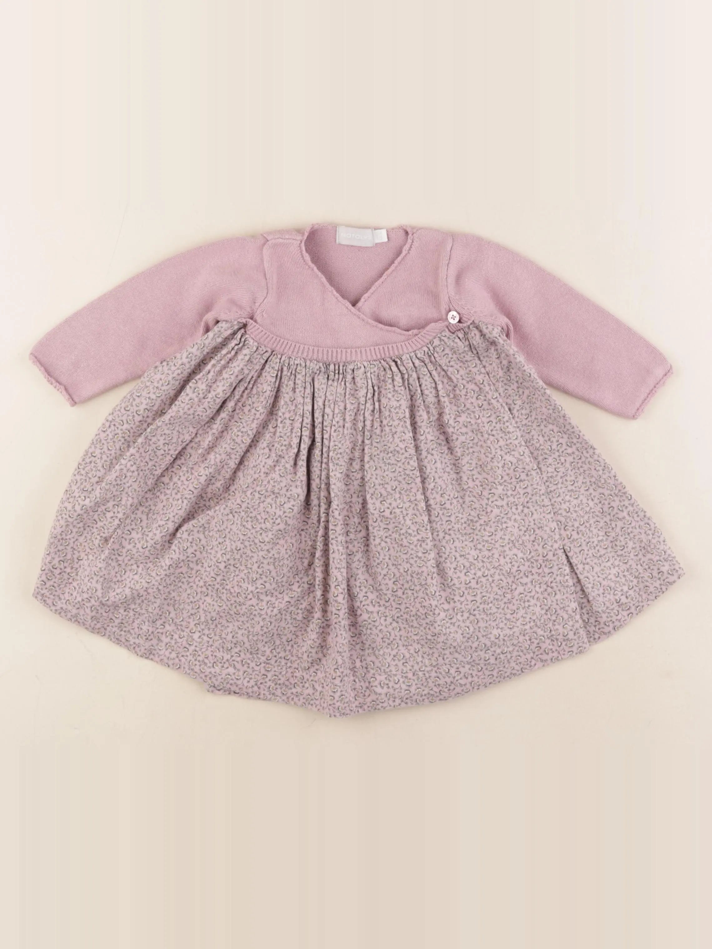 Natalys - robe violet - 3 mois