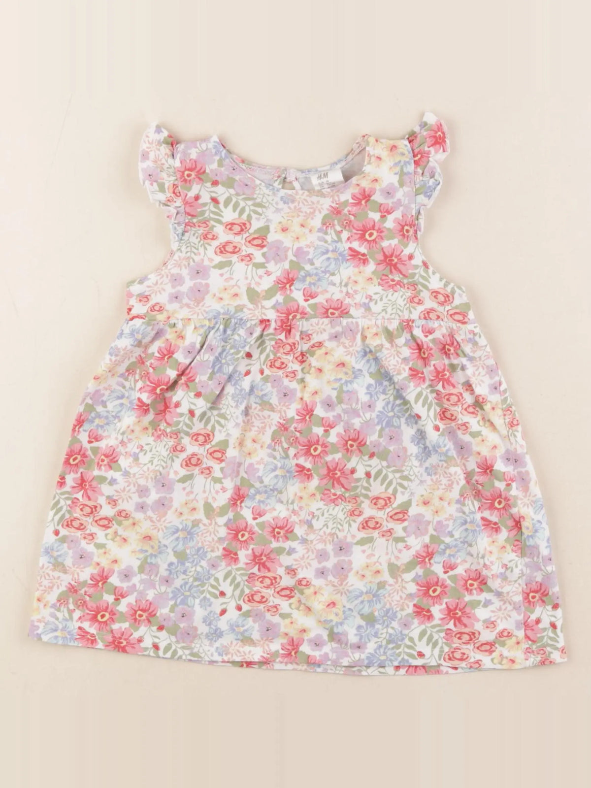H&M - robe multicolore - 6/9 mois