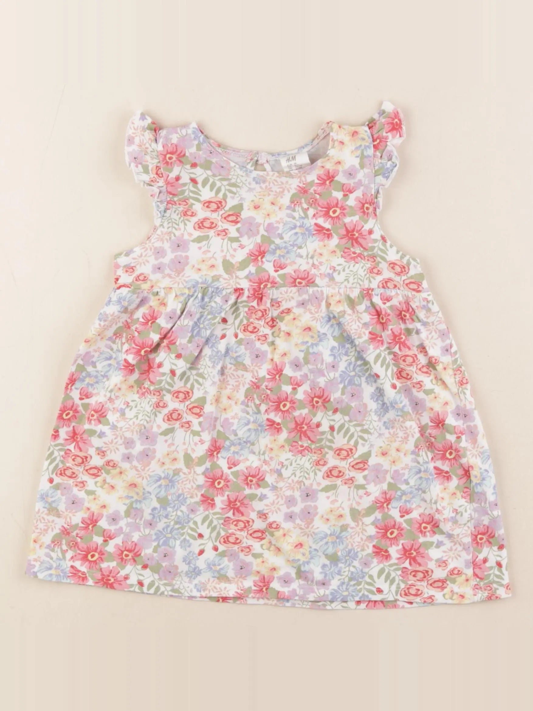 H&M - robe multicolore - 6/9 mois