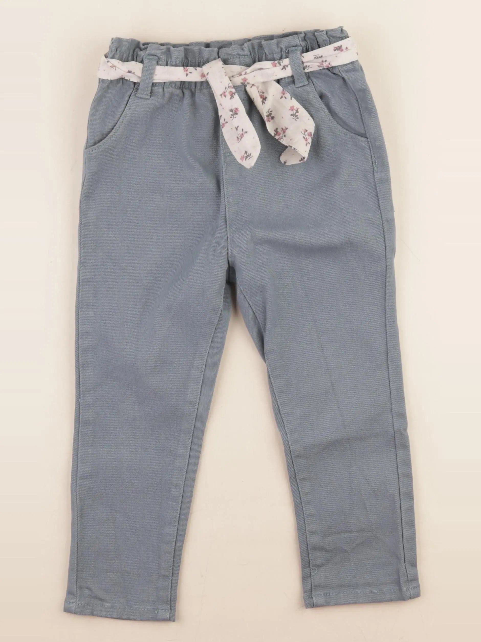 Vertbaudet - pantalon bleu - 3 ans