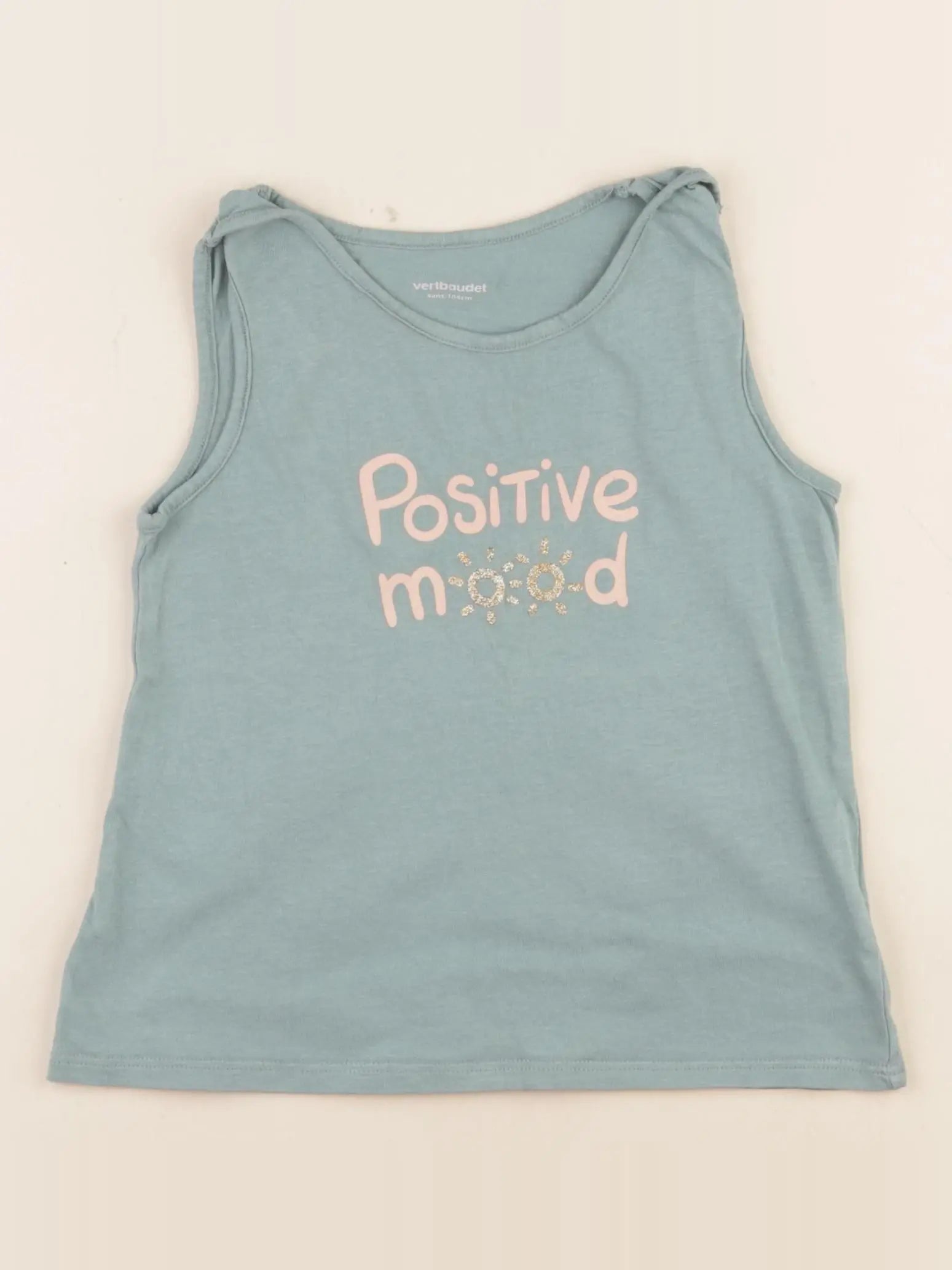 Vertbaudet - débardeur vert - 4 ans