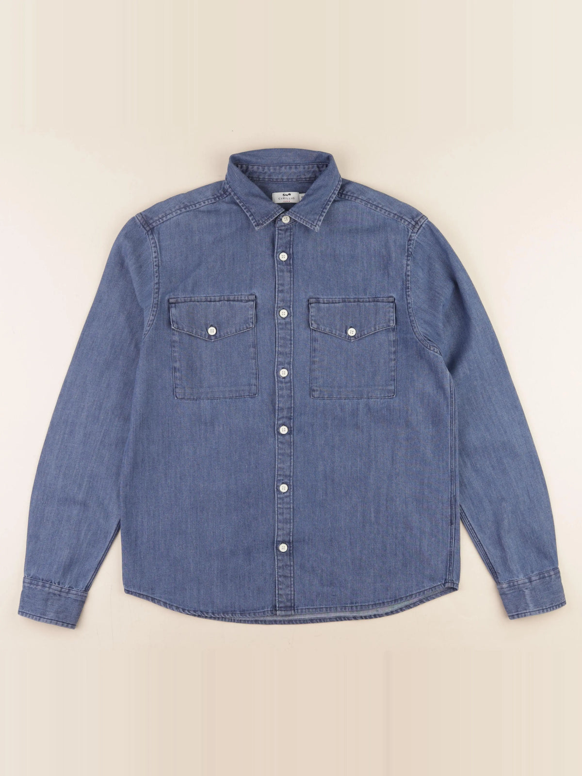 Cyrillus - chemise bleu - 14 ans