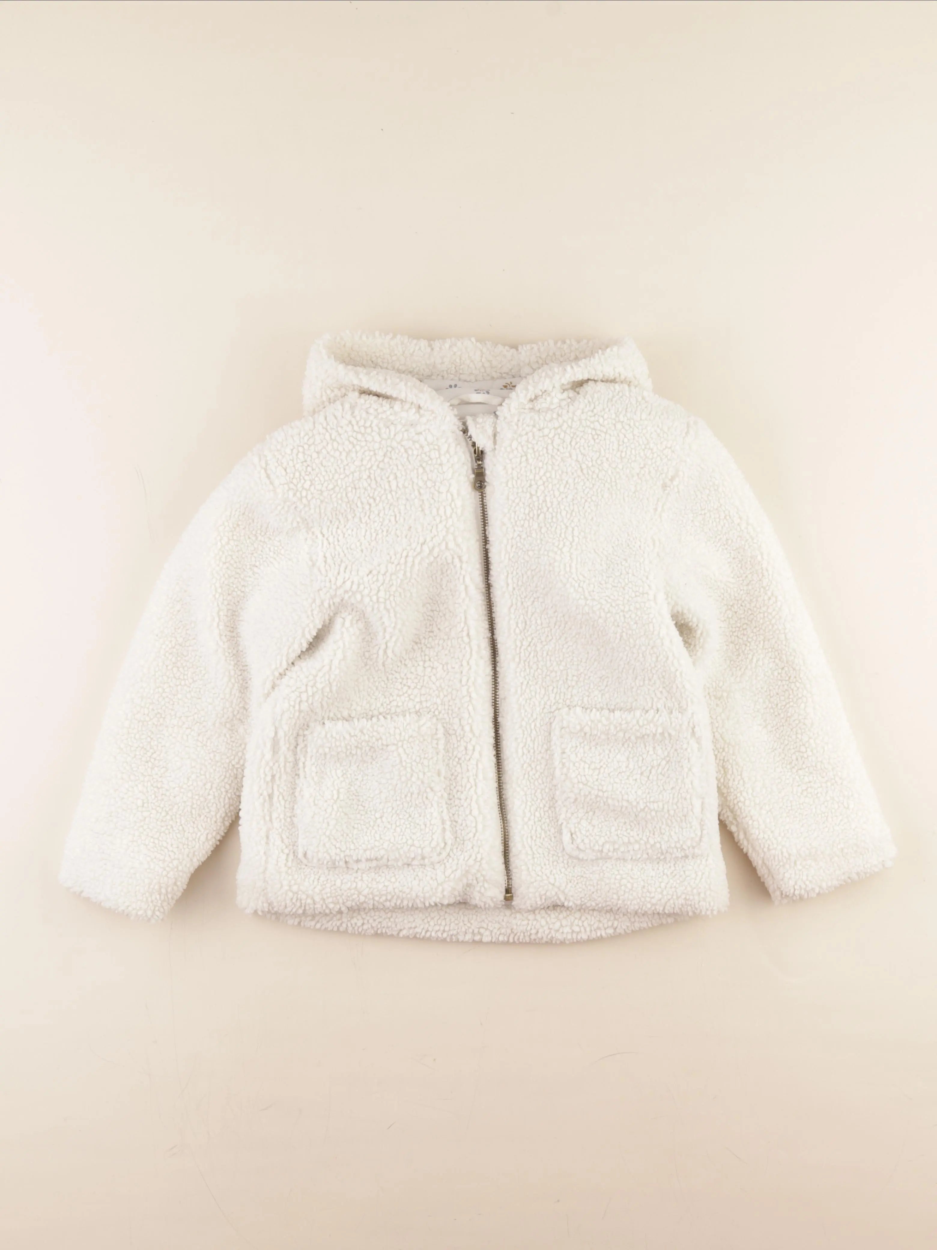 Vertbaudet - veste blanc - 6 ans