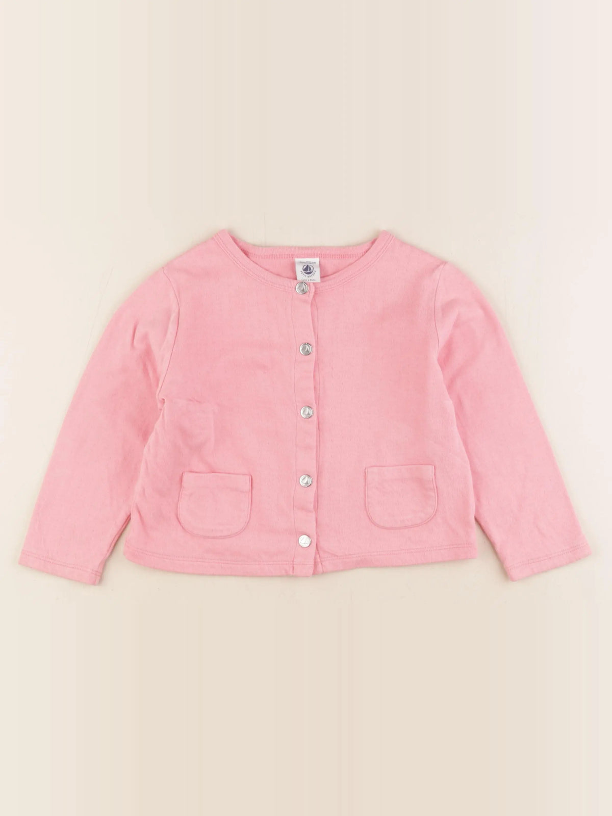 Petit Bateau - sweat rose - 4 ans