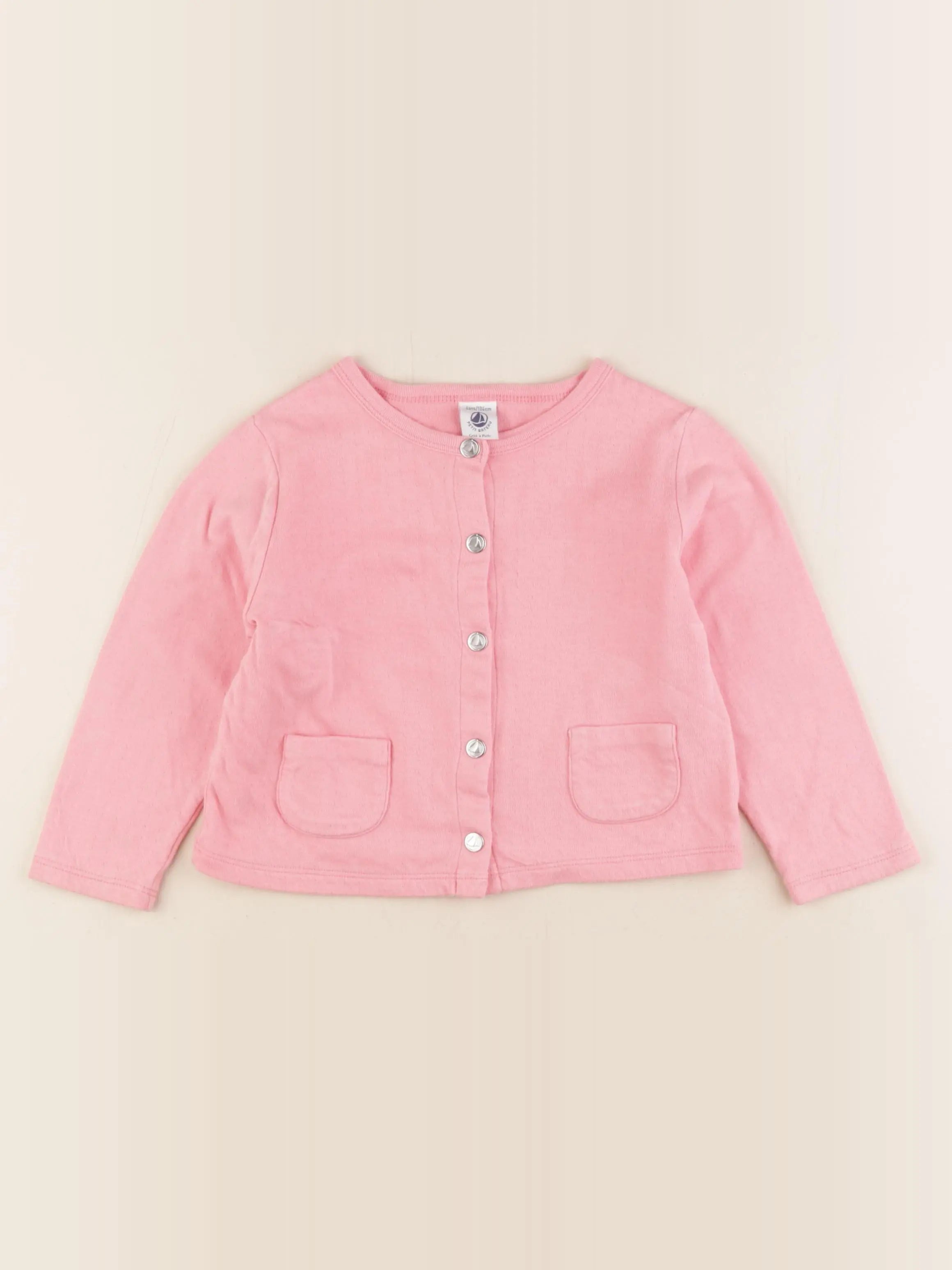 Petit Bateau - sweat rose - 4 ans
