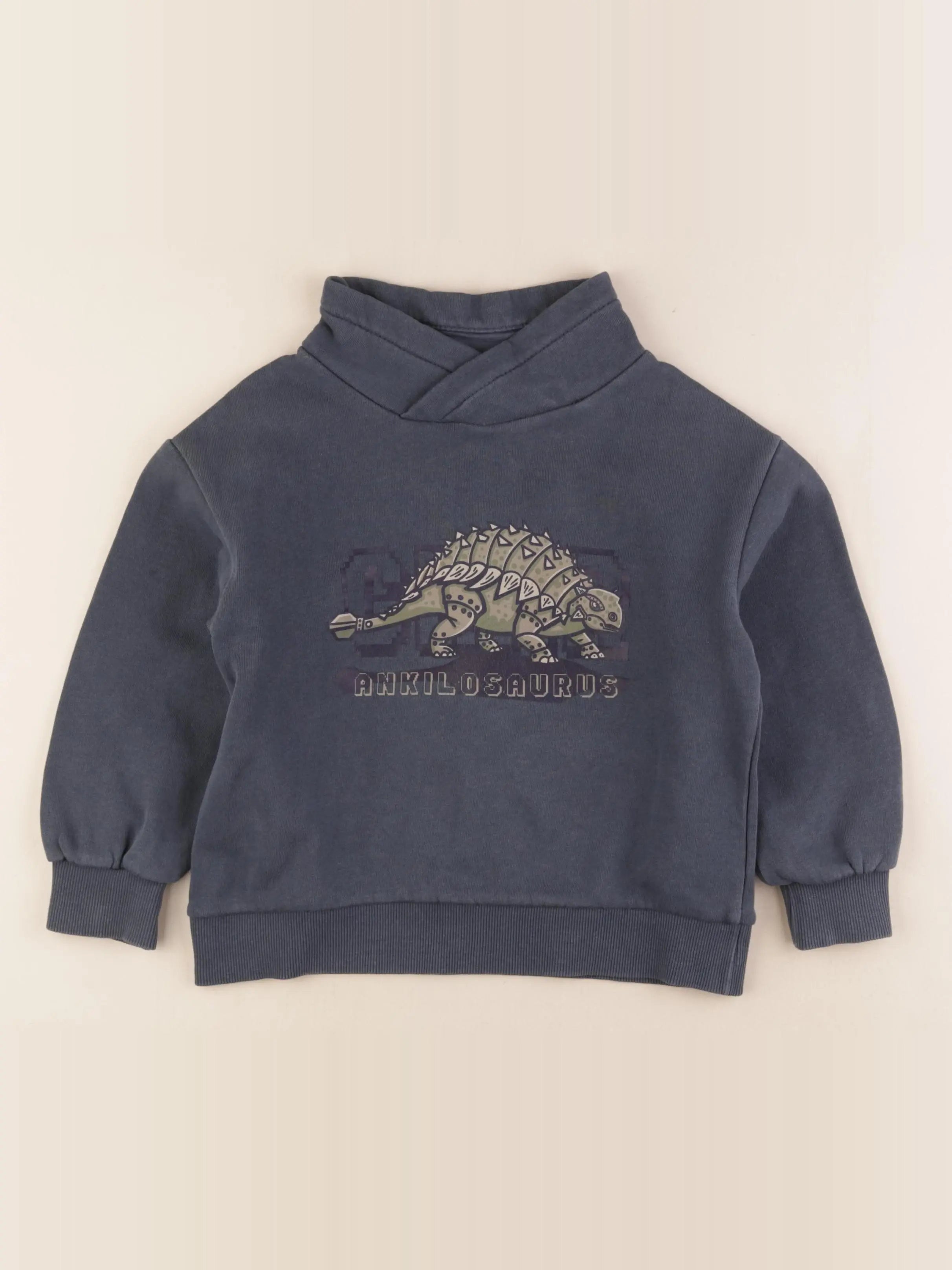 Vertbaudet - sweat bleu - 6 ans