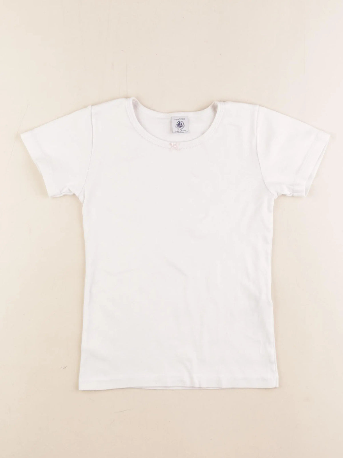 Petit Bateau - maillot de corps blanc - 8 ans