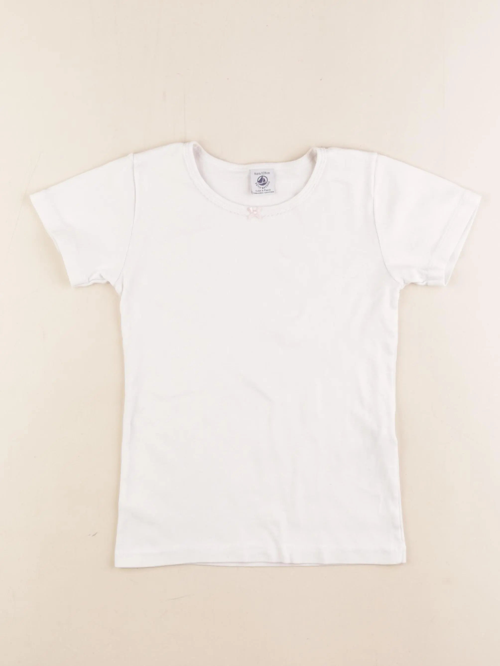 Petit Bateau - maillot de corps blanc - 8 ans