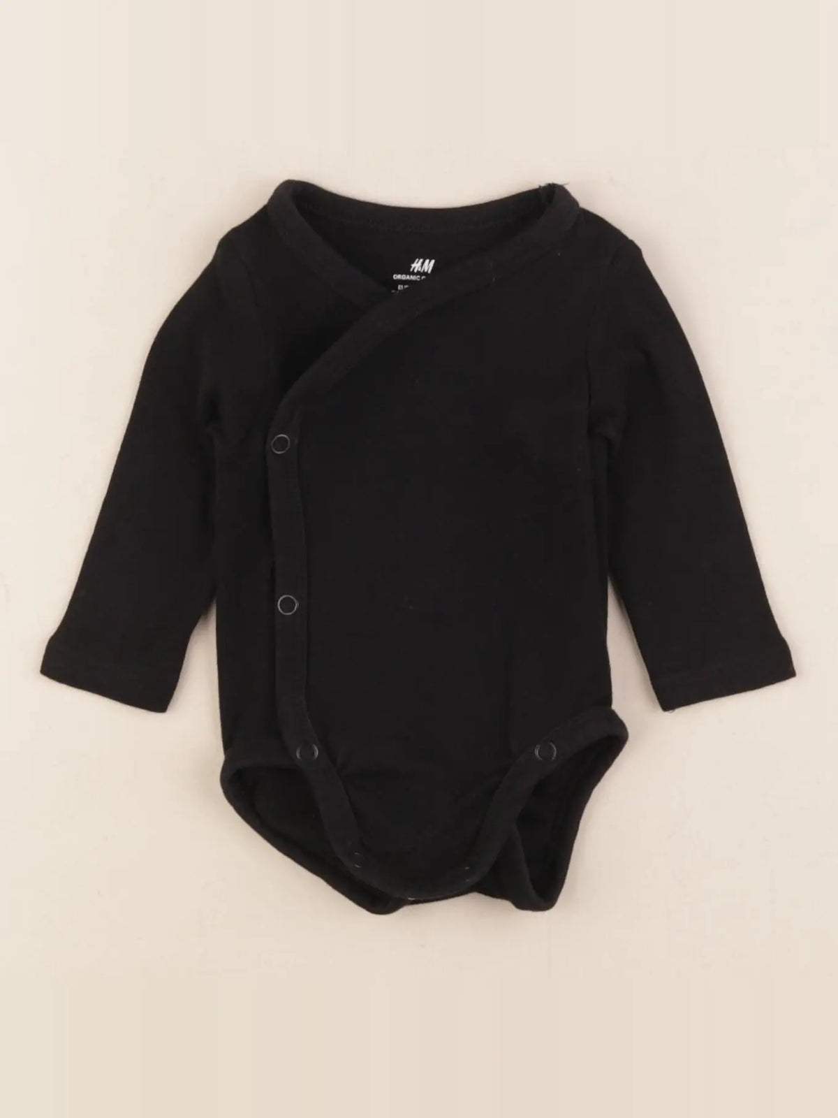 H&M - body noir - 1/2 mois