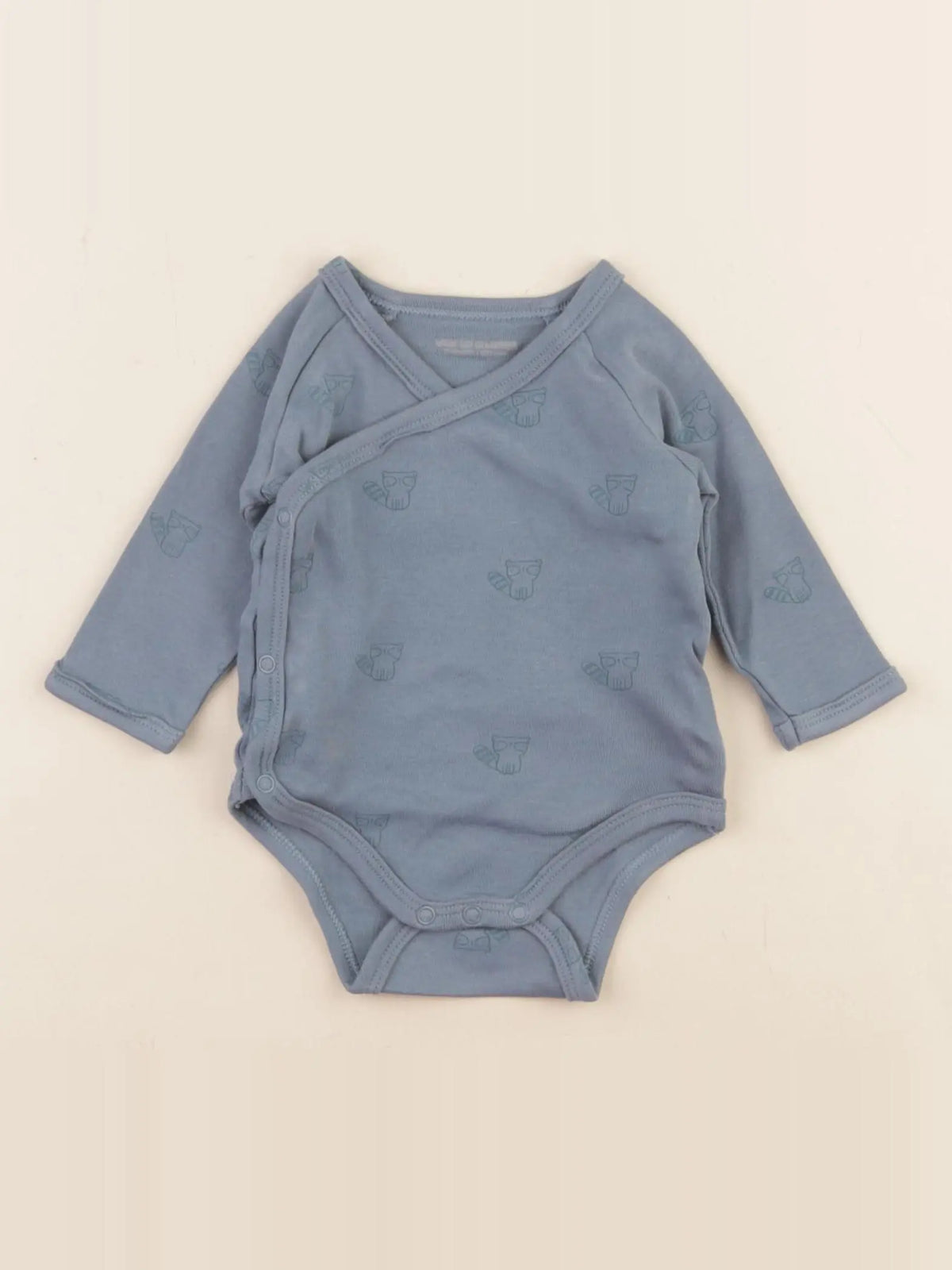 Vertbaudet - body bleu - 0 mois