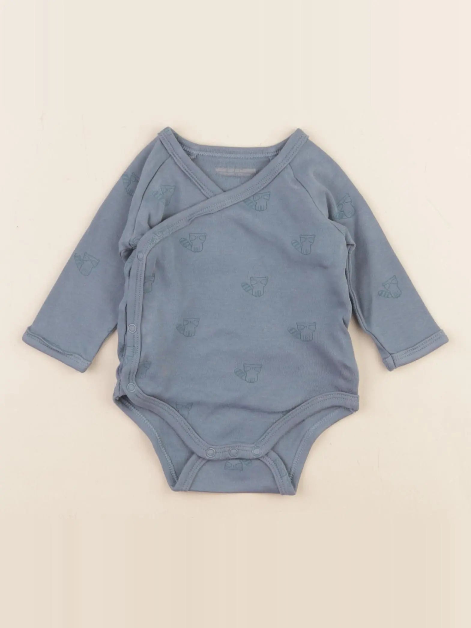 Vertbaudet - body bleu - 3 mois