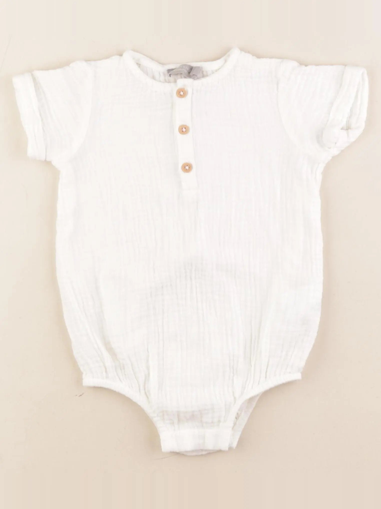 Boutchou - combinaison blanc - 9 mois