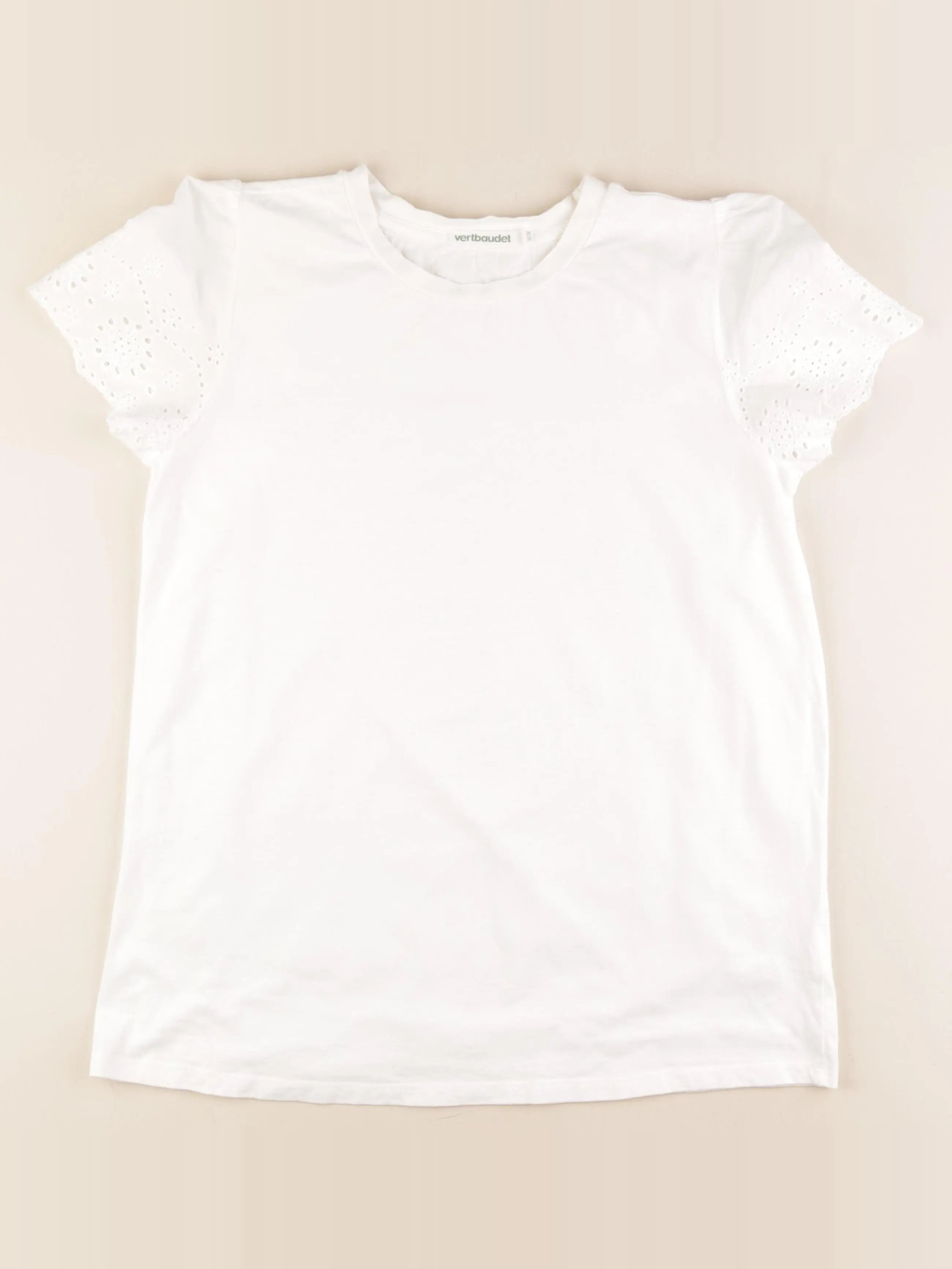 Vertbaudet - tee-shirt grossesse blanc - 34 à 36