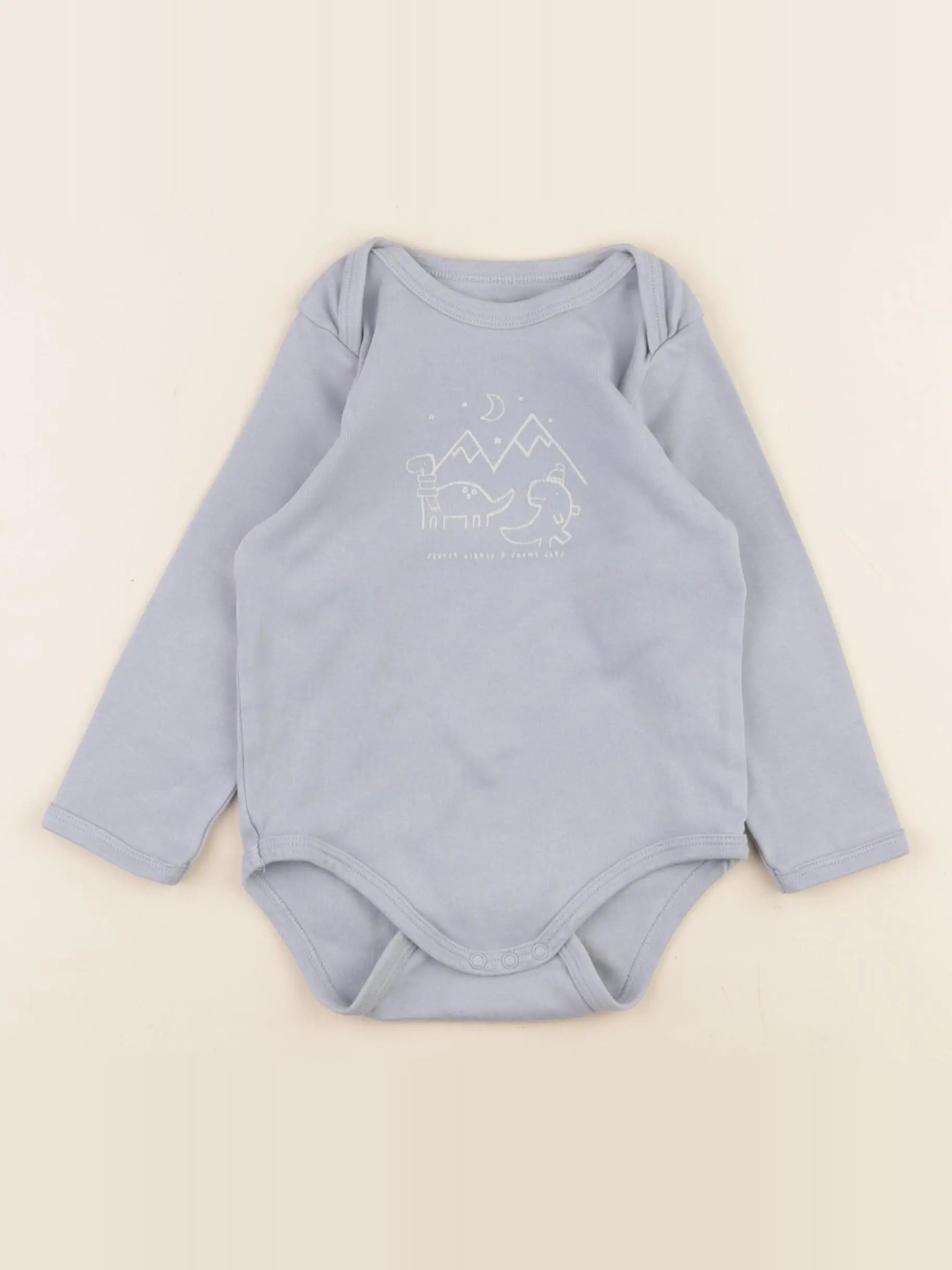 Vertbaudet - body bleu - 24 mois