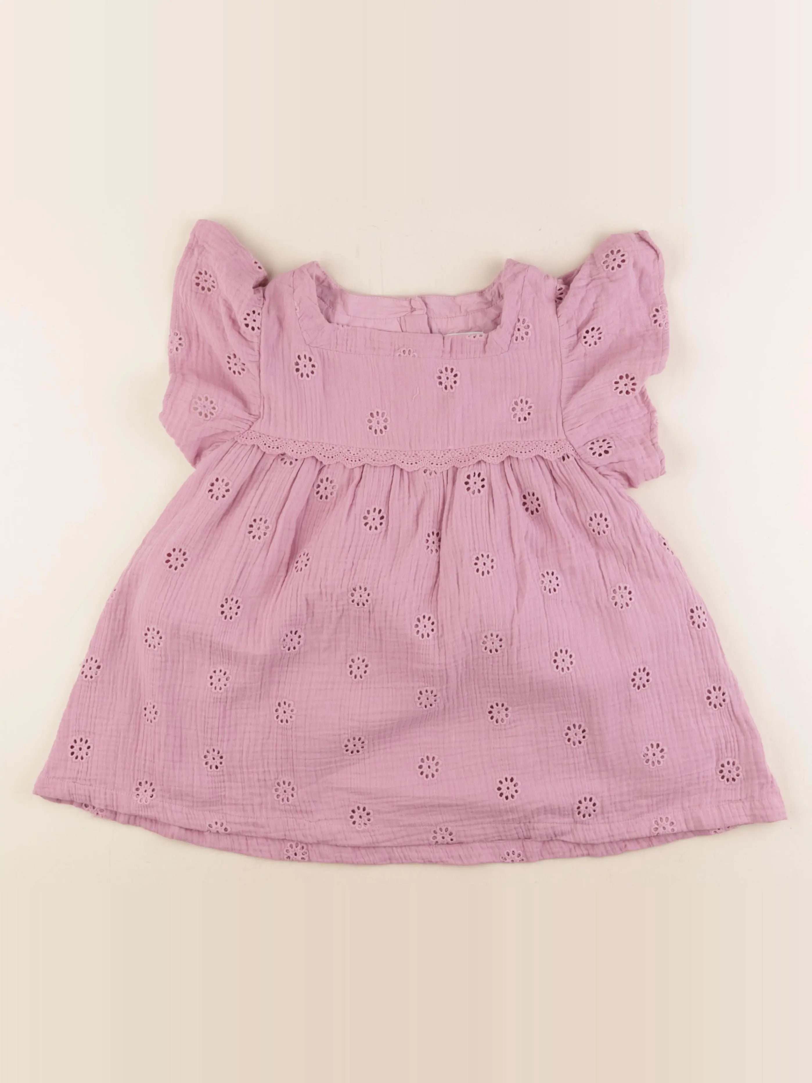 Vertbaudet - blouse violet - 12 ans