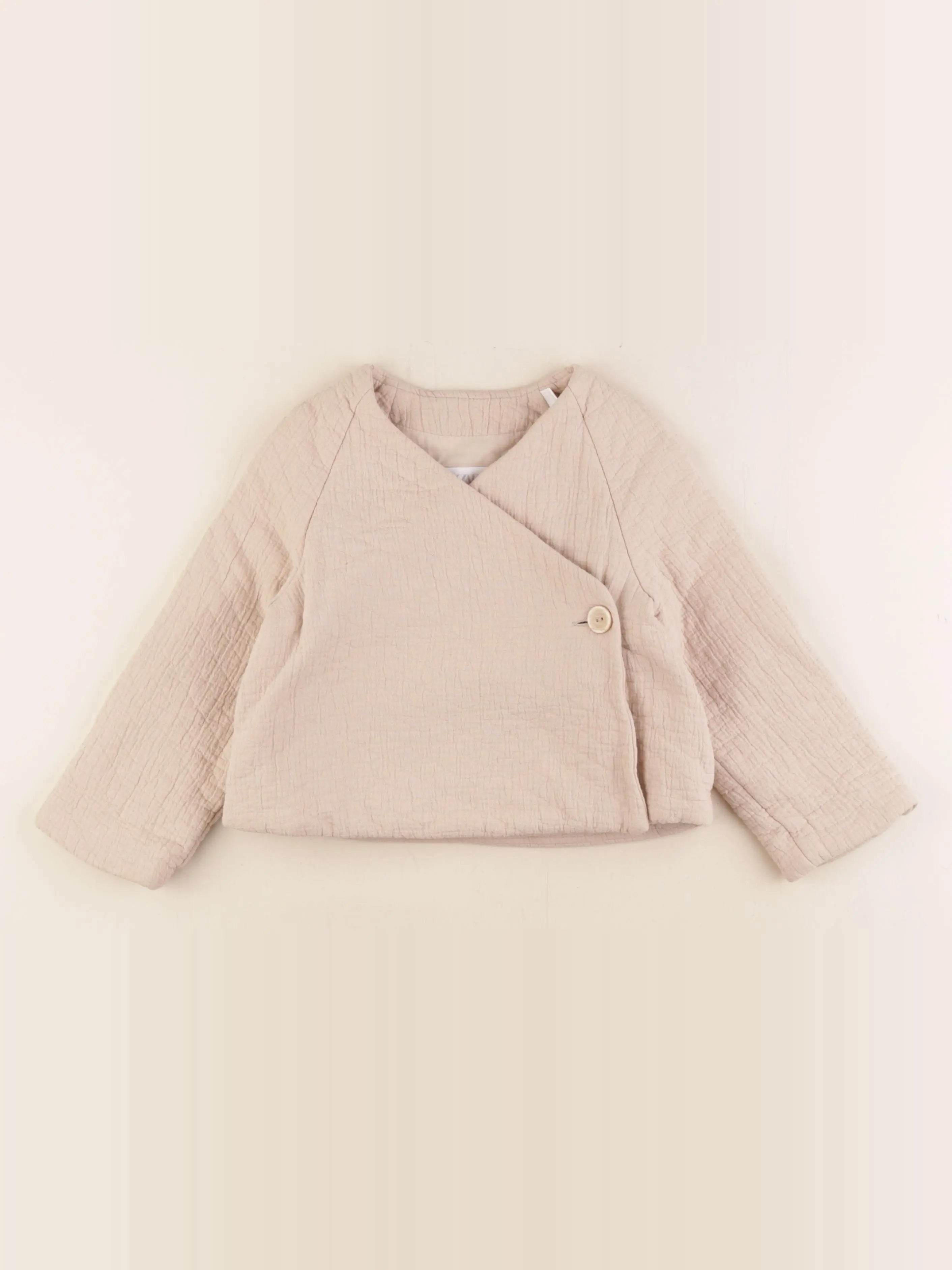 Zara - veste beige - 2/3 ans