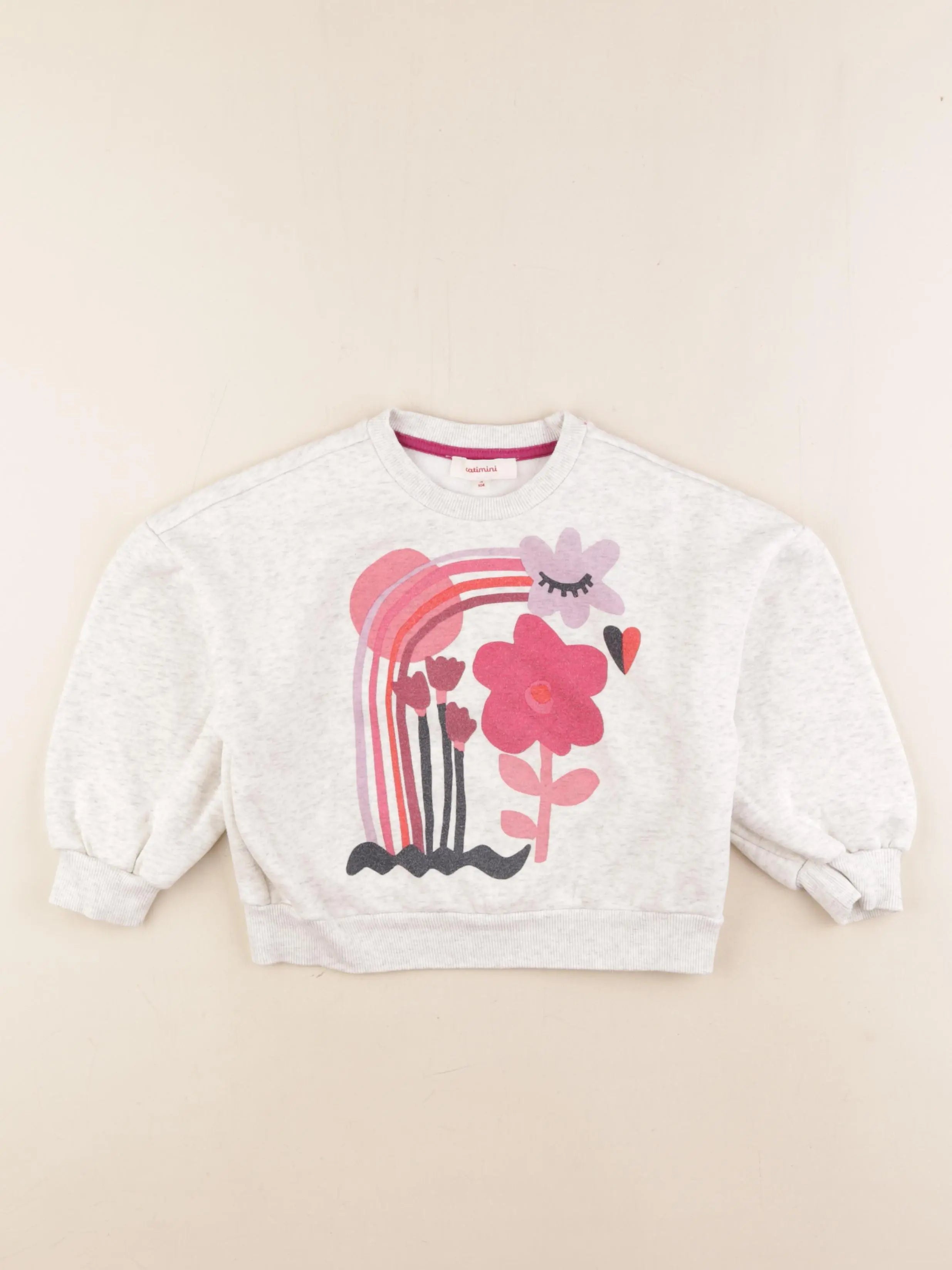 Catimini - sweat gris - 4 ans
