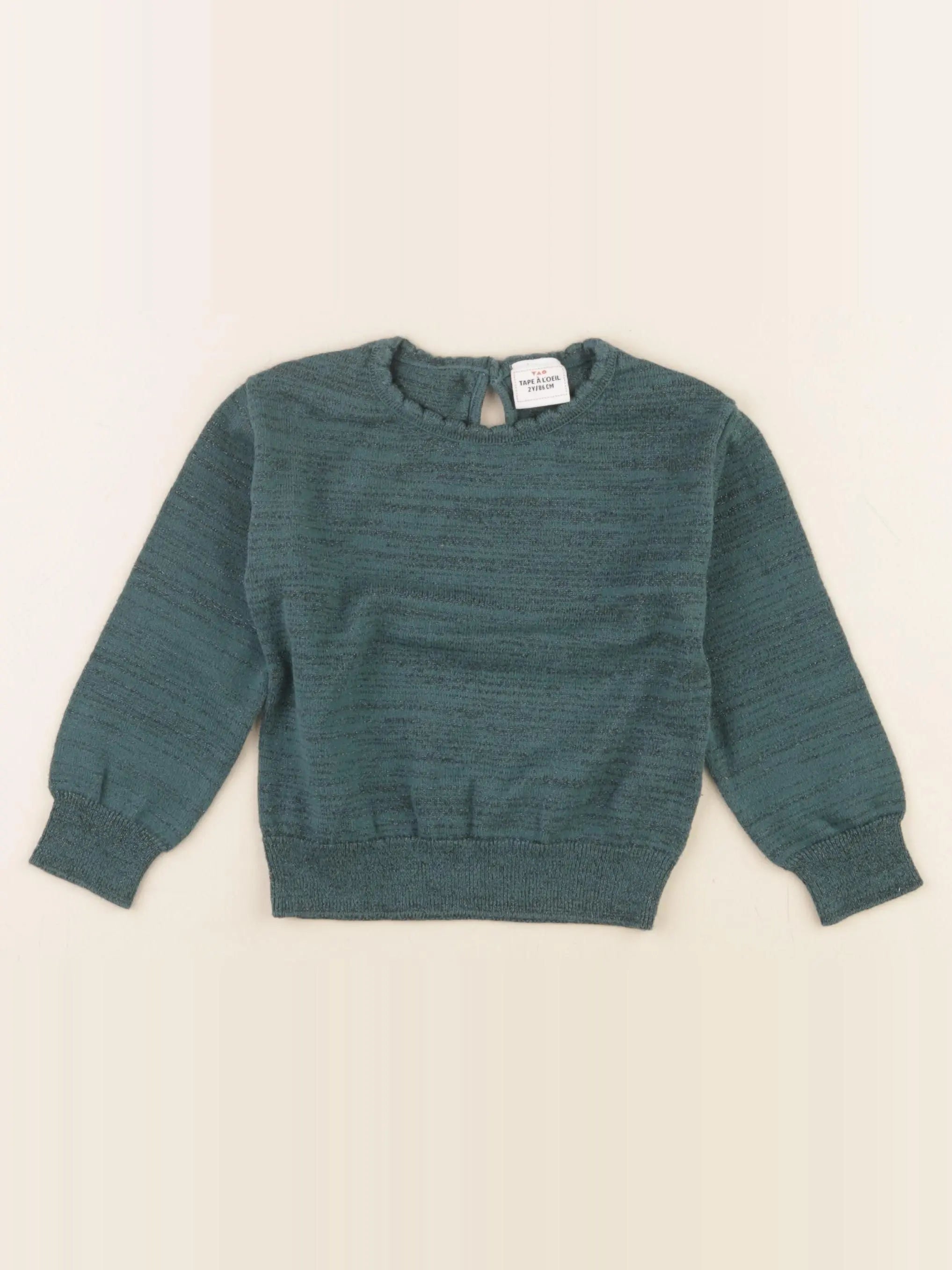 Tape à l'oeil - pull vert - 2 ans