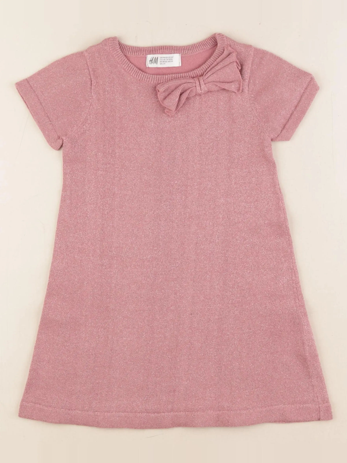 H&M - robe rose - 2/4 ans