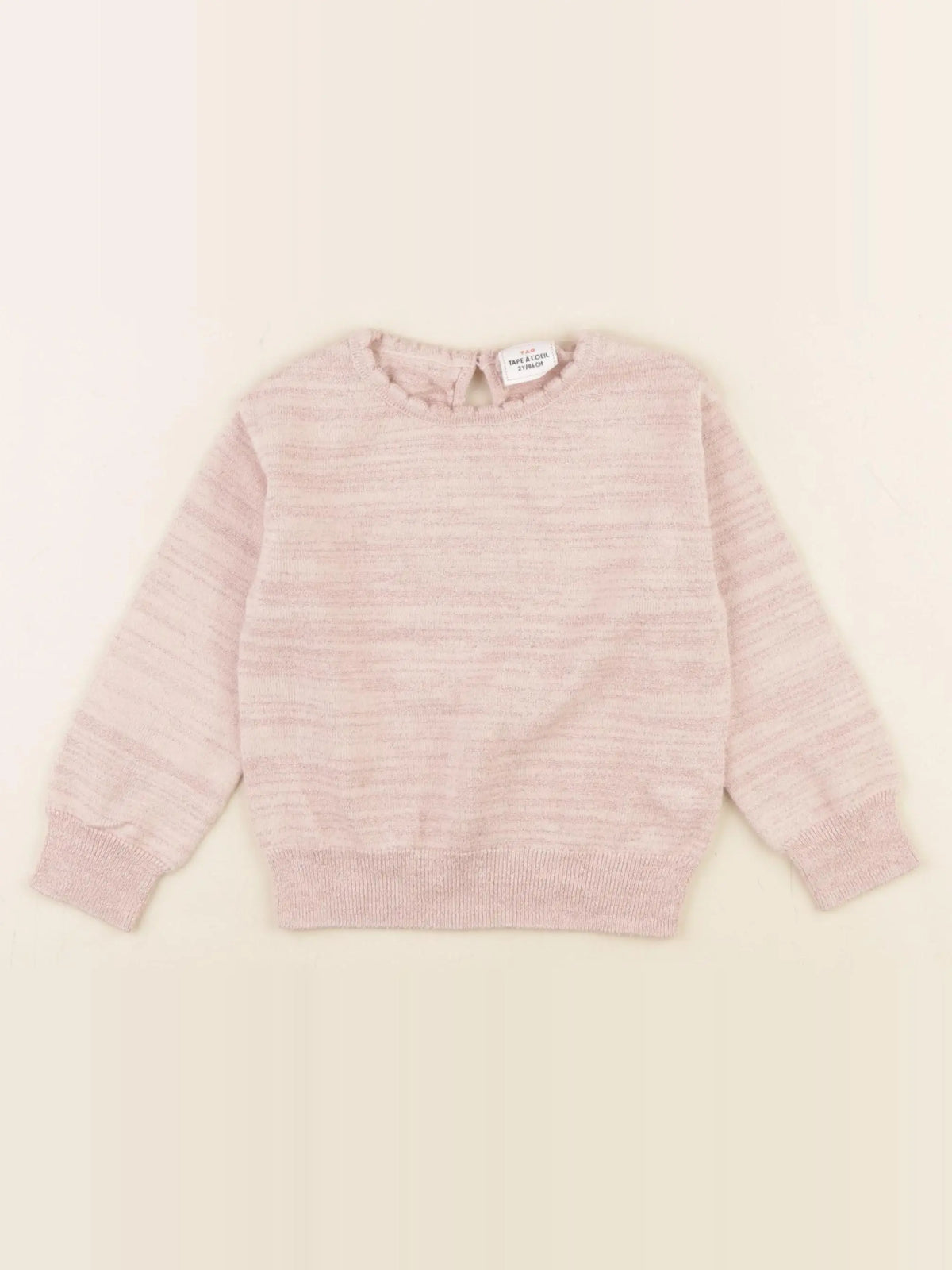 Tape à l'oeil - pull rose - 2 ans