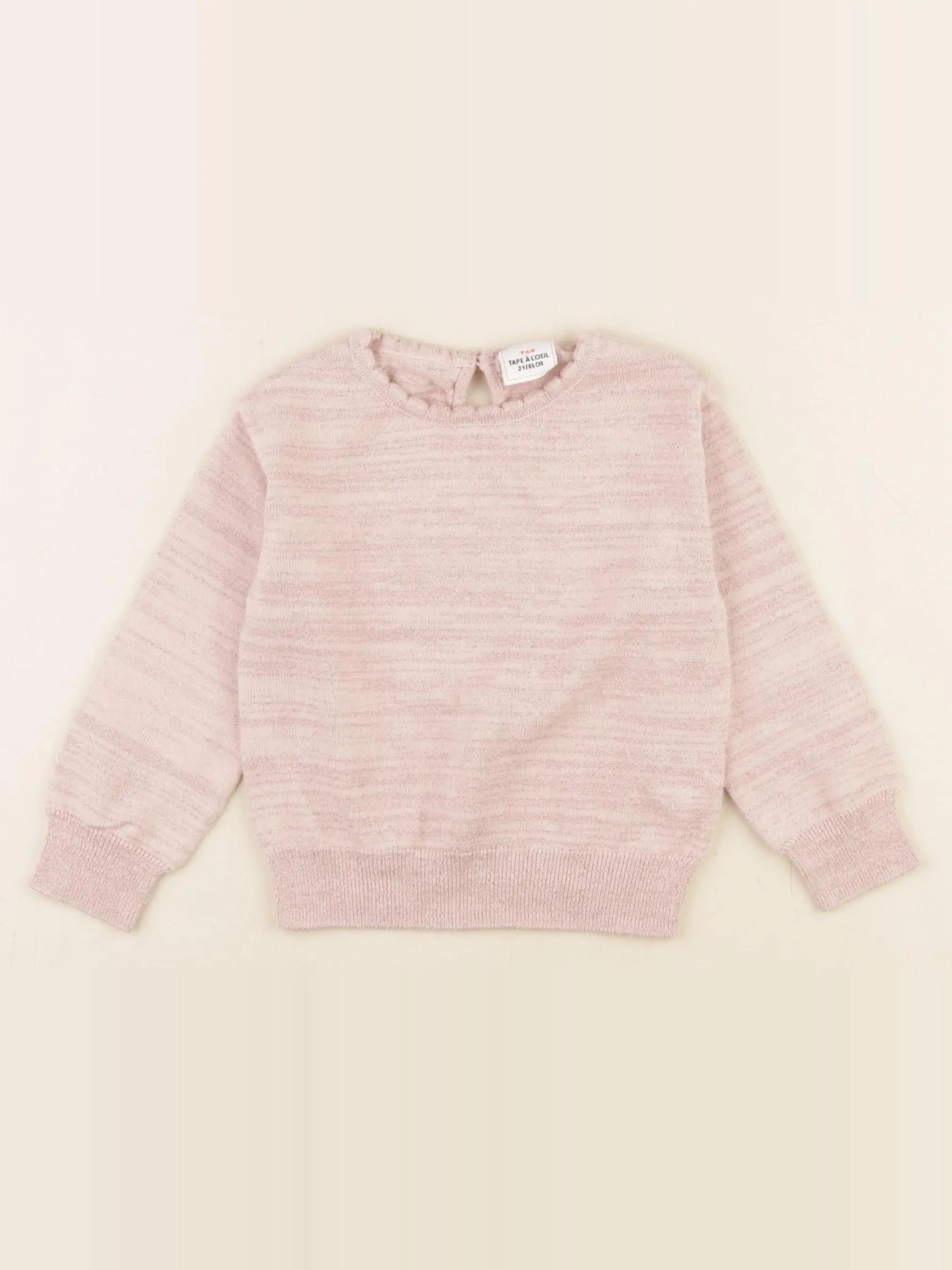 Tape à l'oeil - pull rose - 2 ans