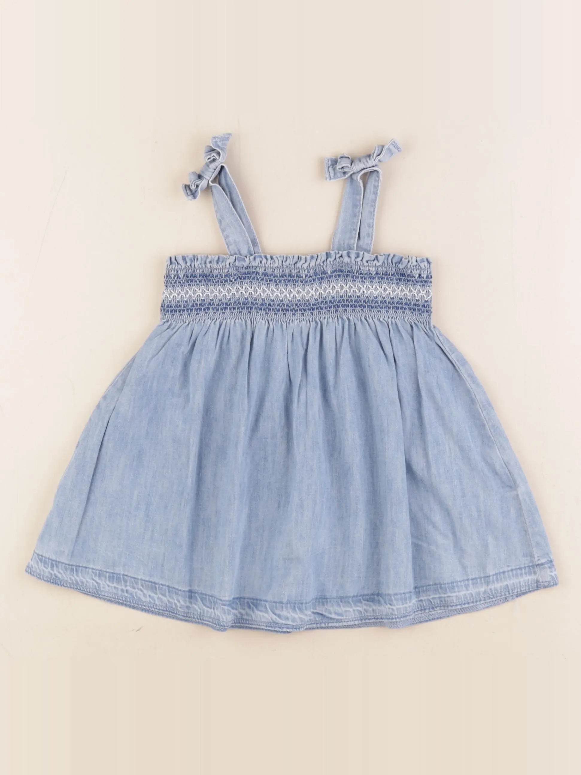 GAP - robe bleu - 6/12 mois