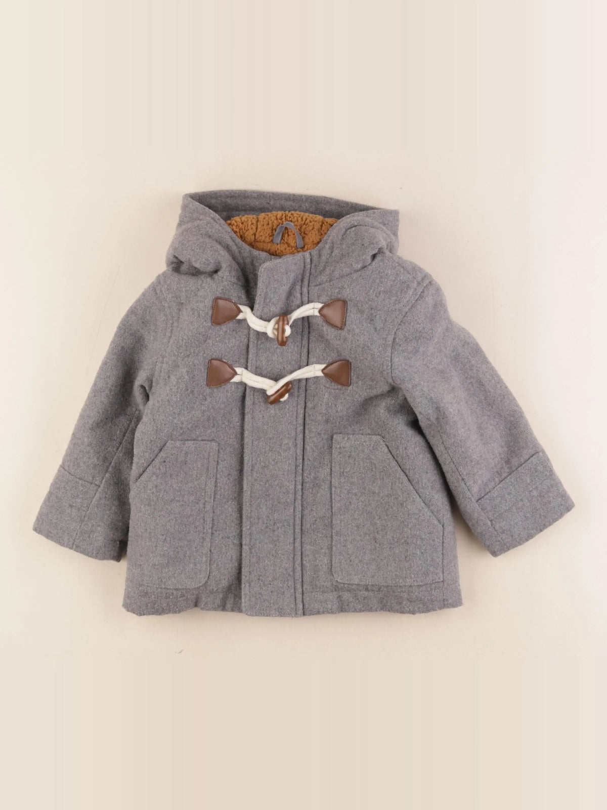 Vertbaudet - parka gris - 18 mois