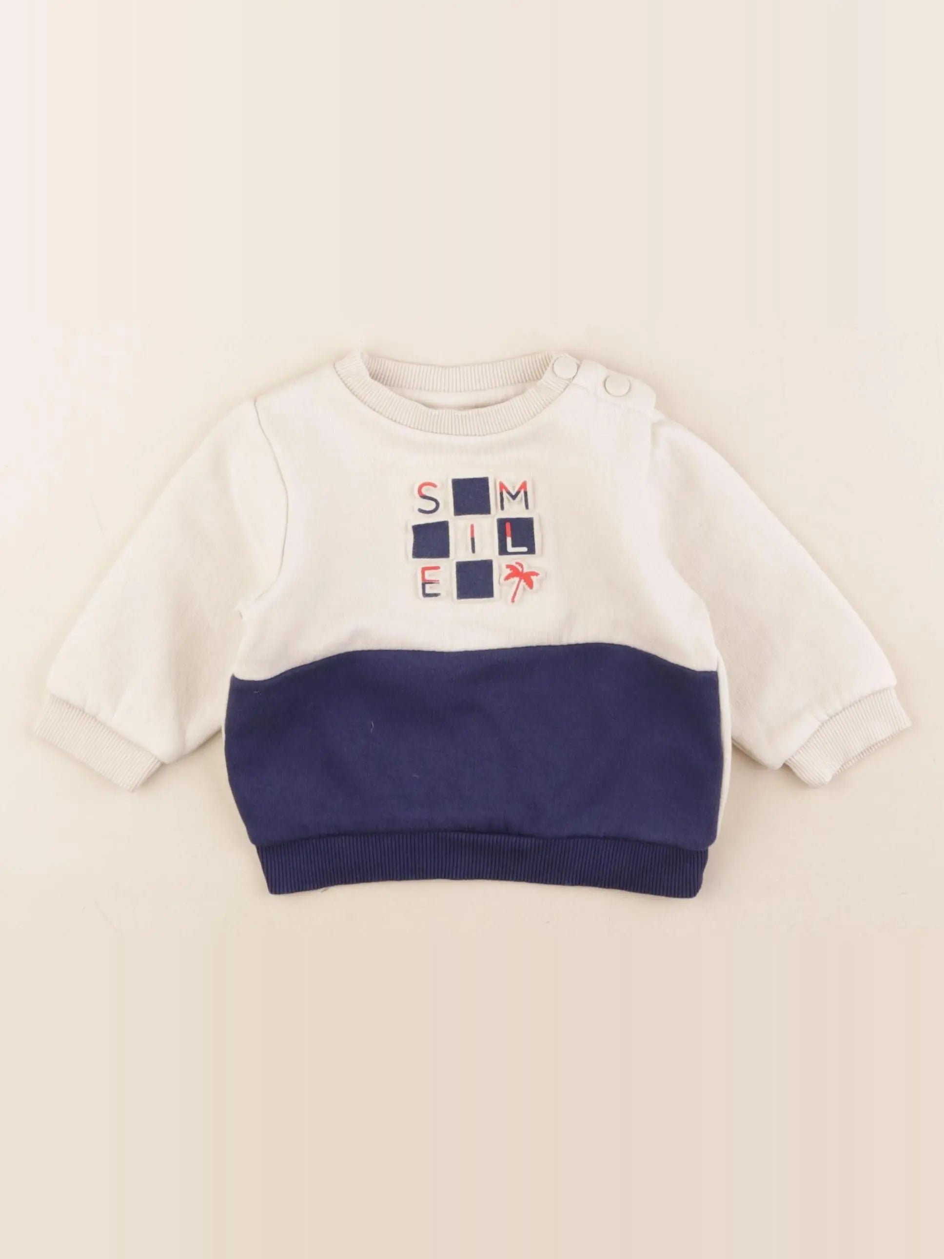 Tape à l'oeil - sweat multicolore - 6 mois