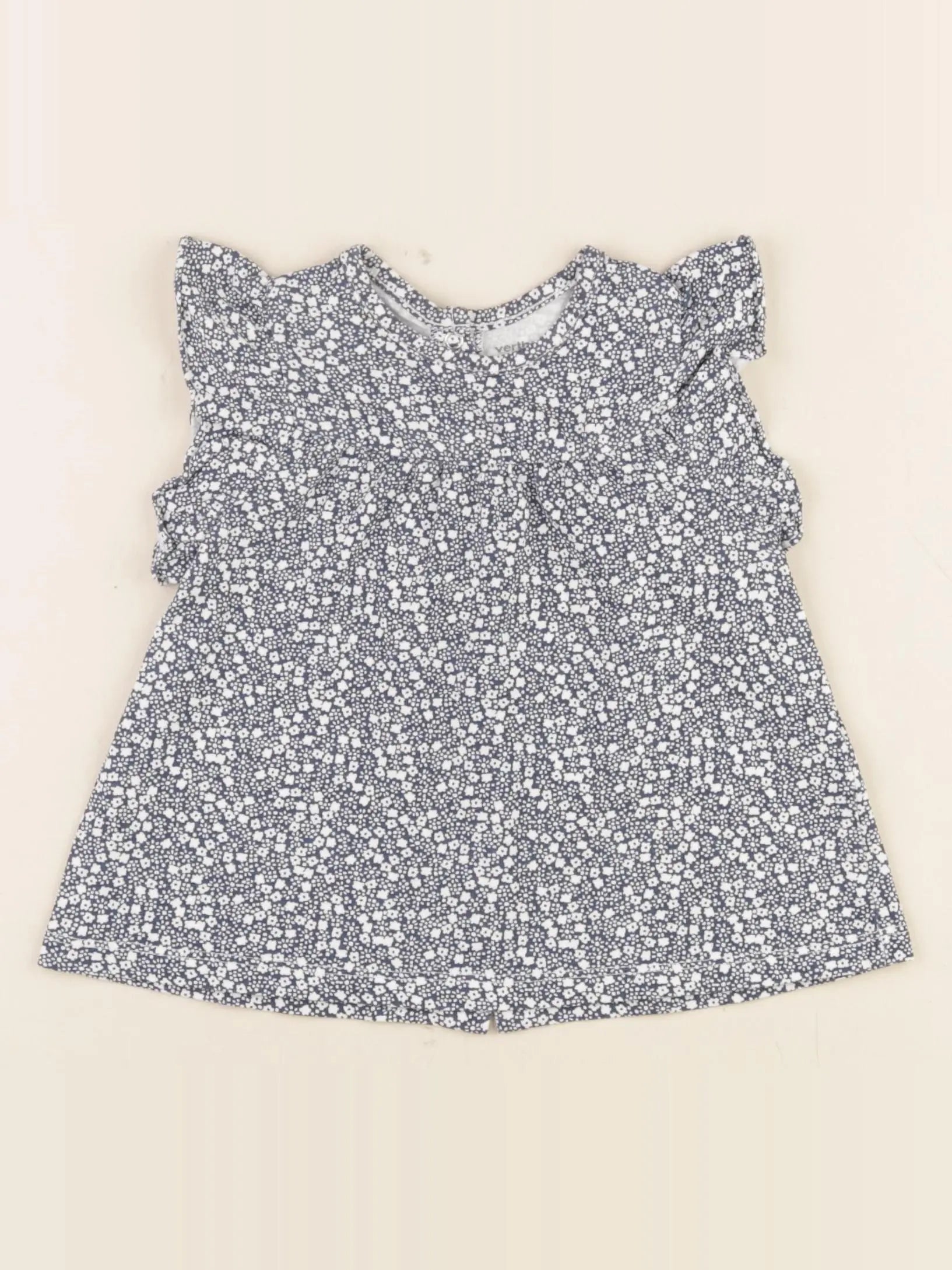 Vertbaudet - tee-shirt bleu - 18 mois