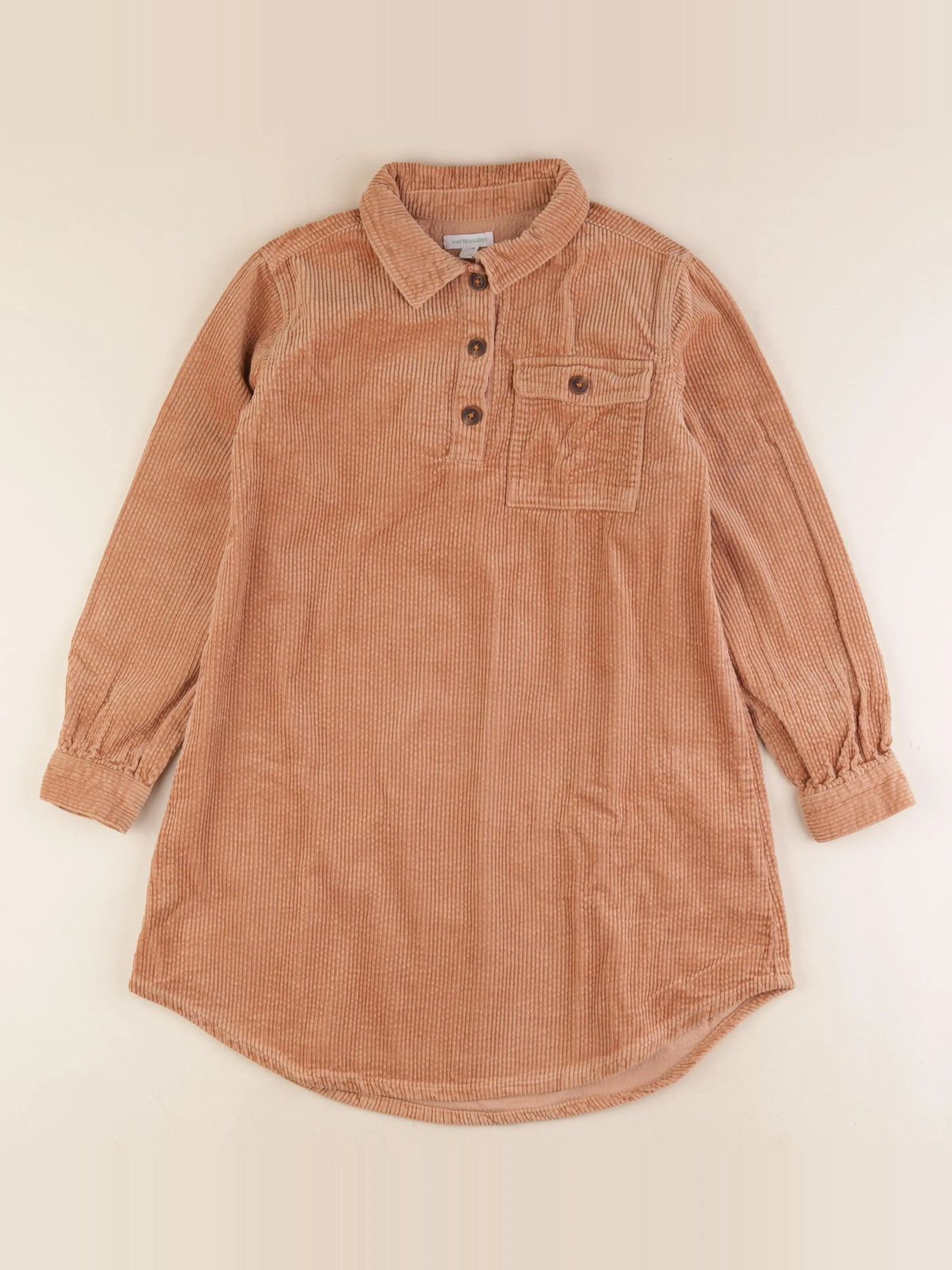 Vertbaudet - robe marron - 10 ans