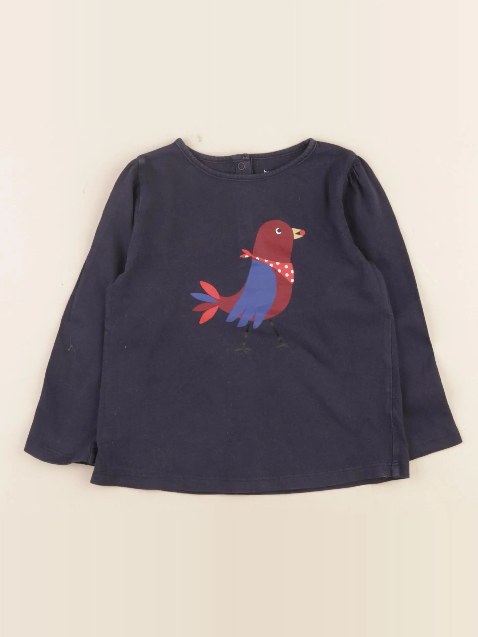 Boutchou - tee-shirt bleu - 24 mois