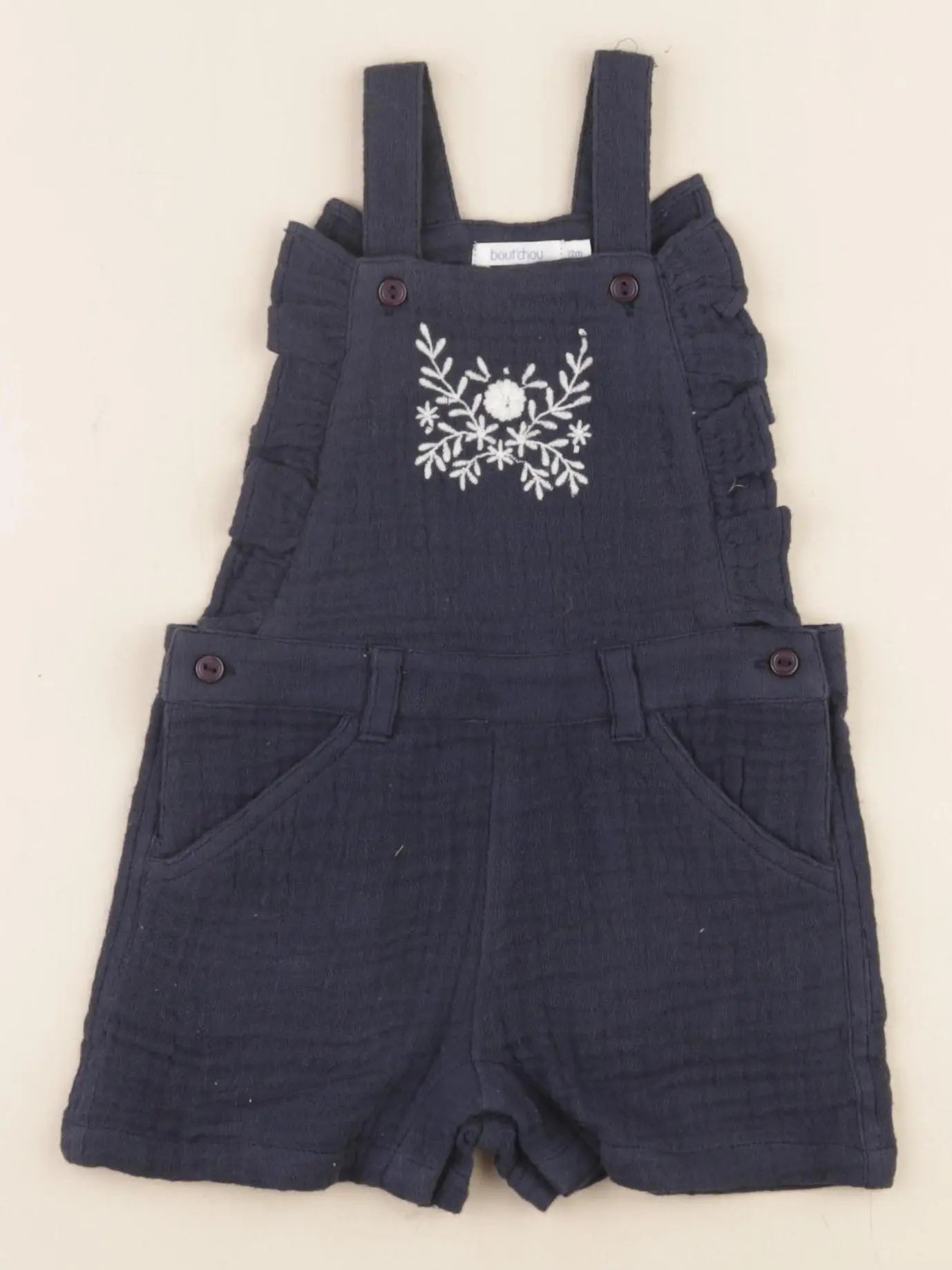 Boutchou - salopette bleu - 12 mois