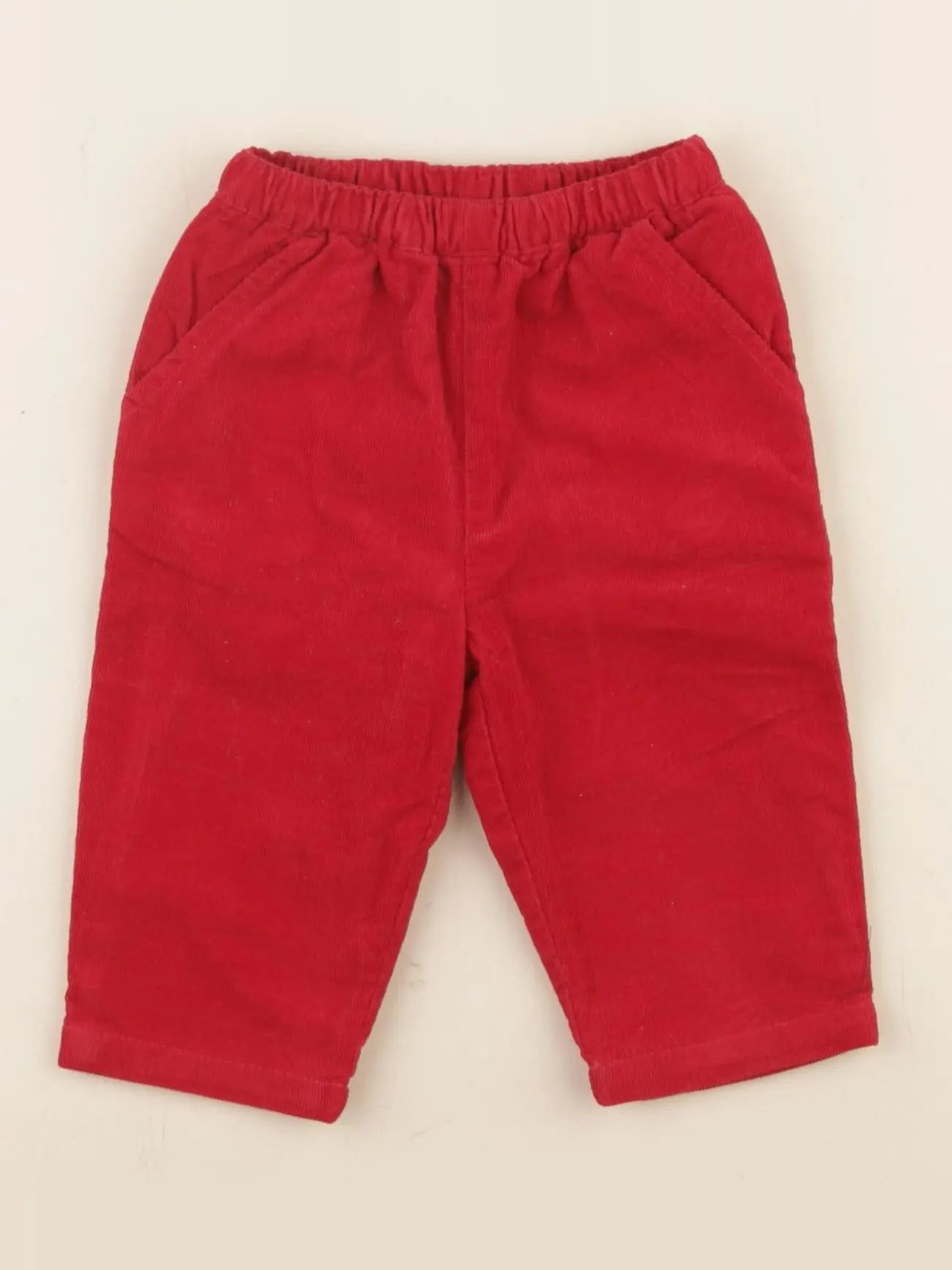 Boutchou - pantalon rouge - 3 mois