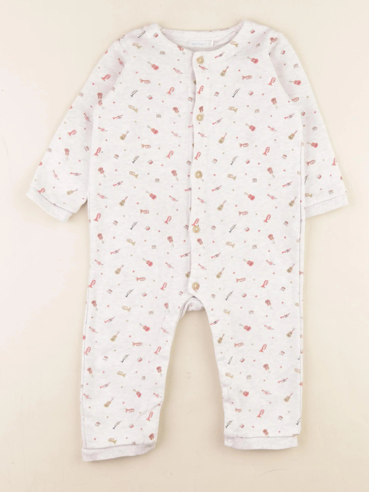 Boutchou - combinaison marron - 18 mois