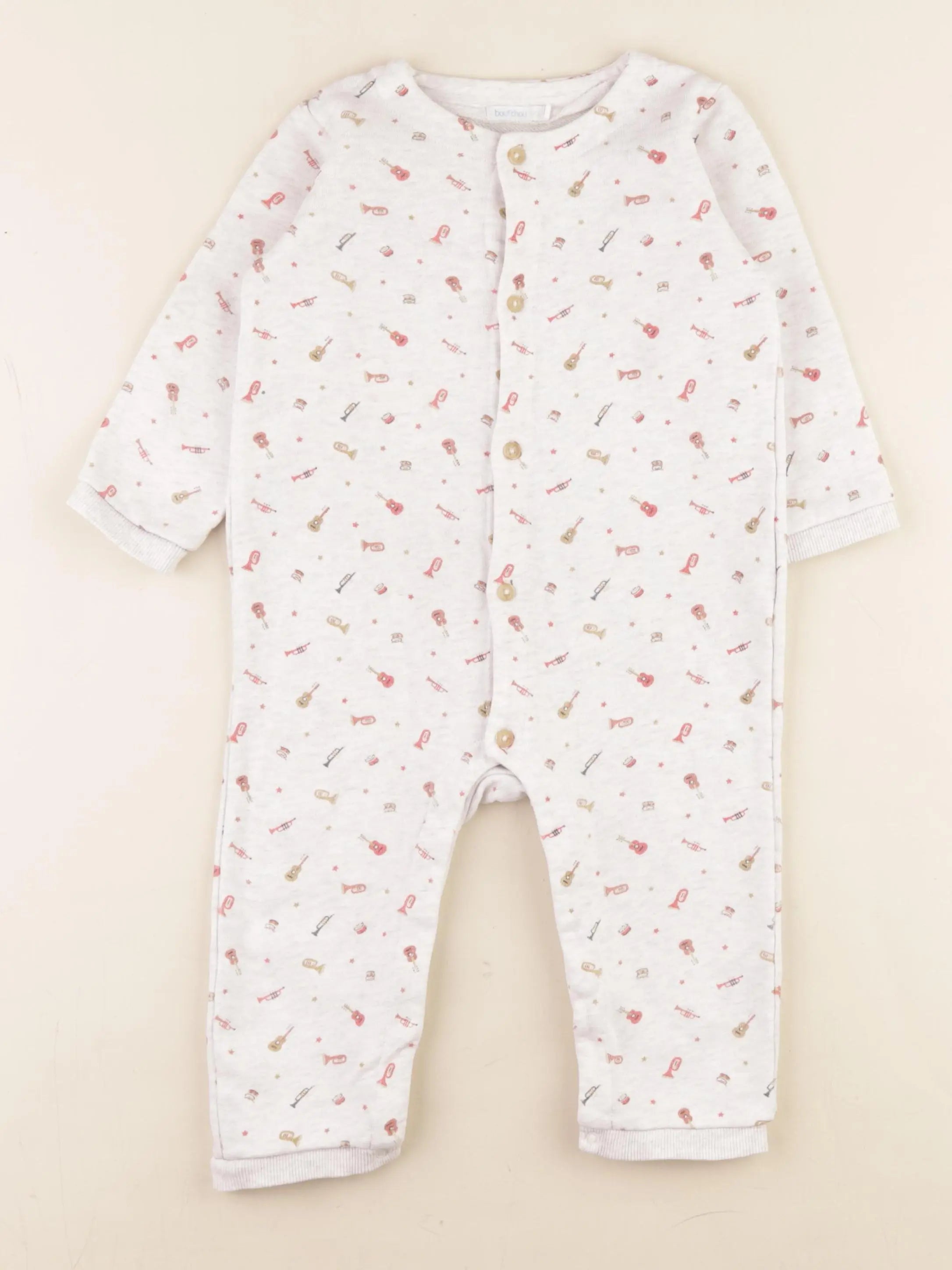 Boutchou - combinaison marron - 18 mois