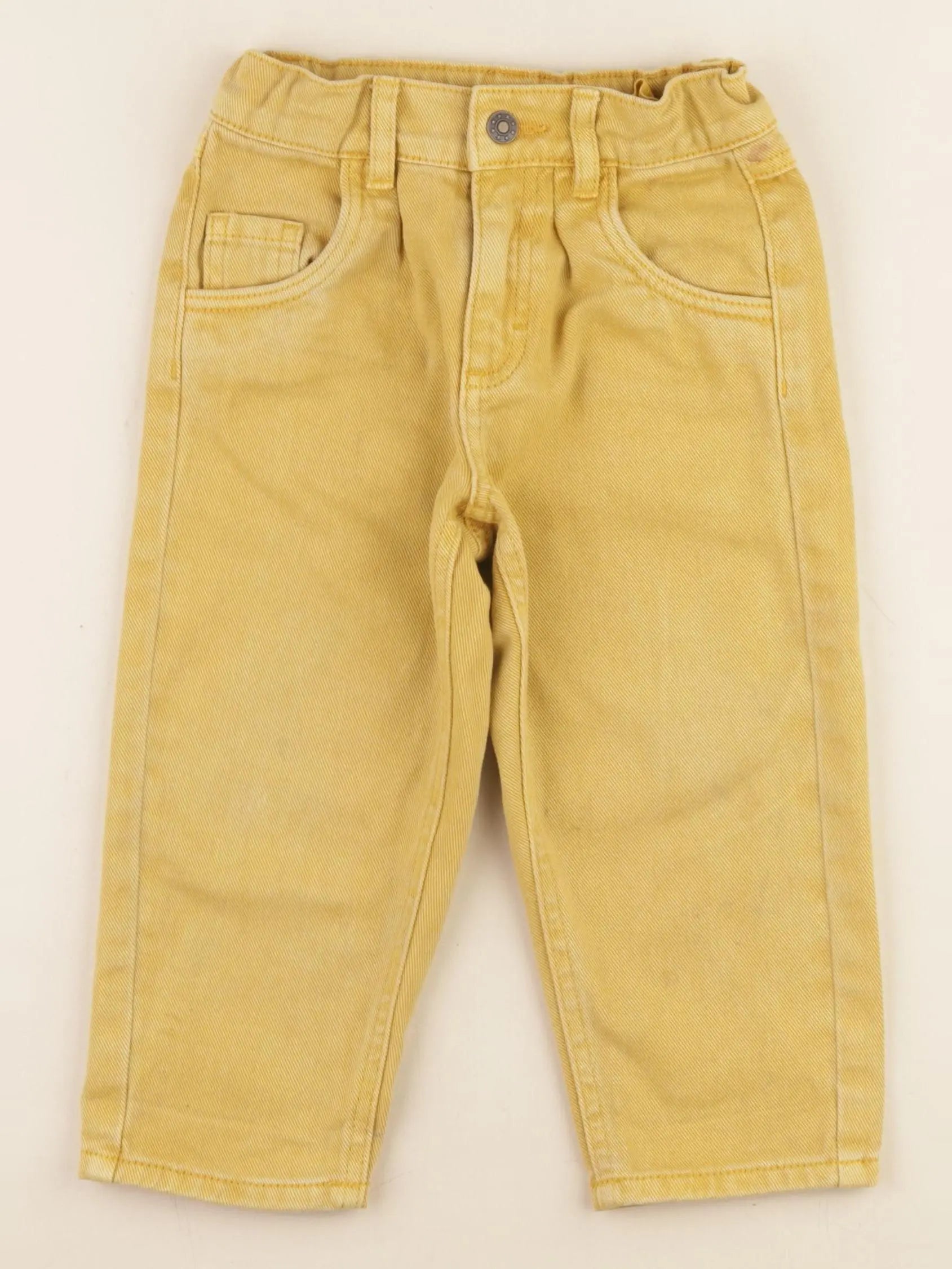 Monoprix - jean jaune - 3 ans