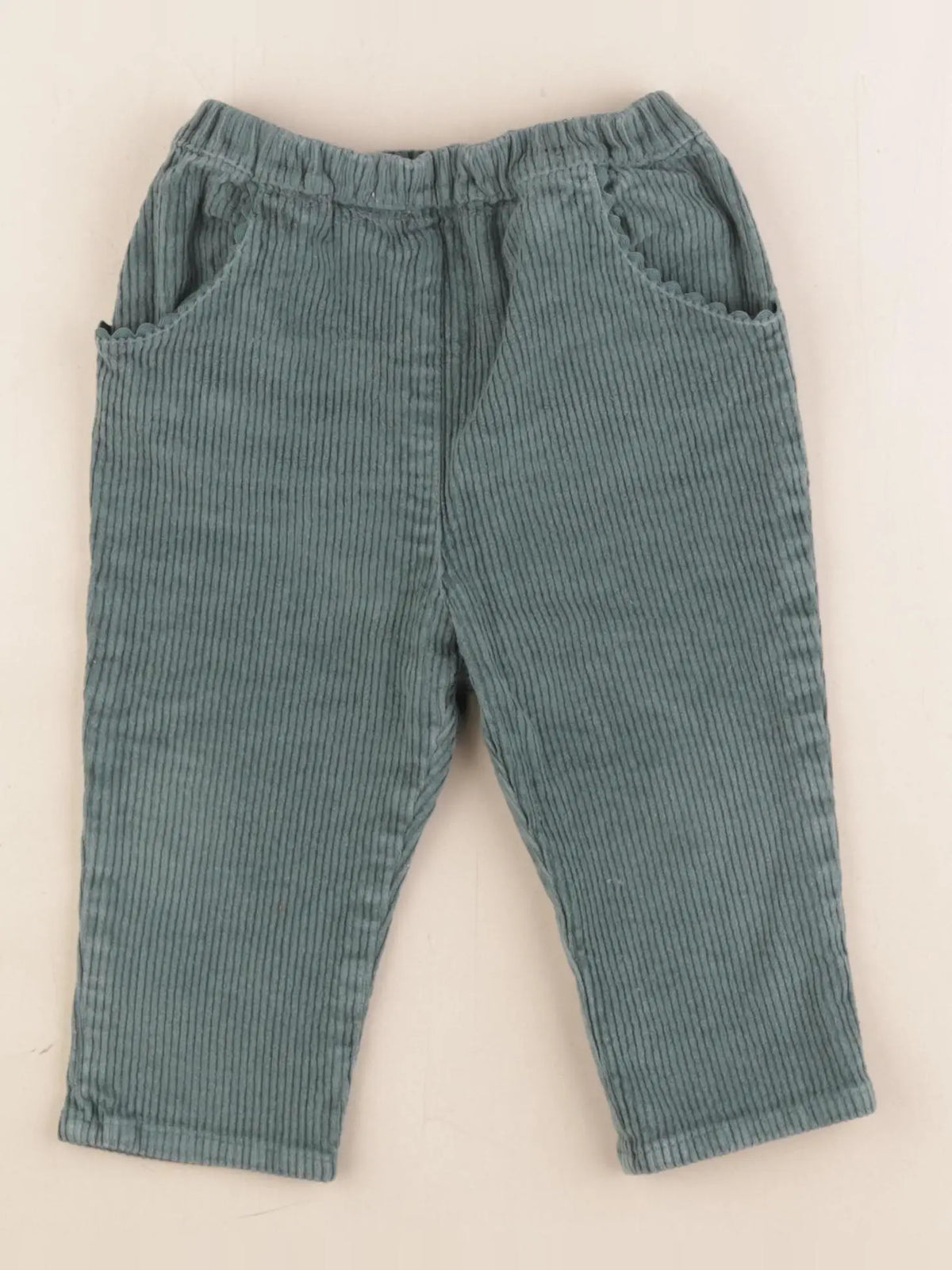 Cyrillus - pantalon vert - 18 mois